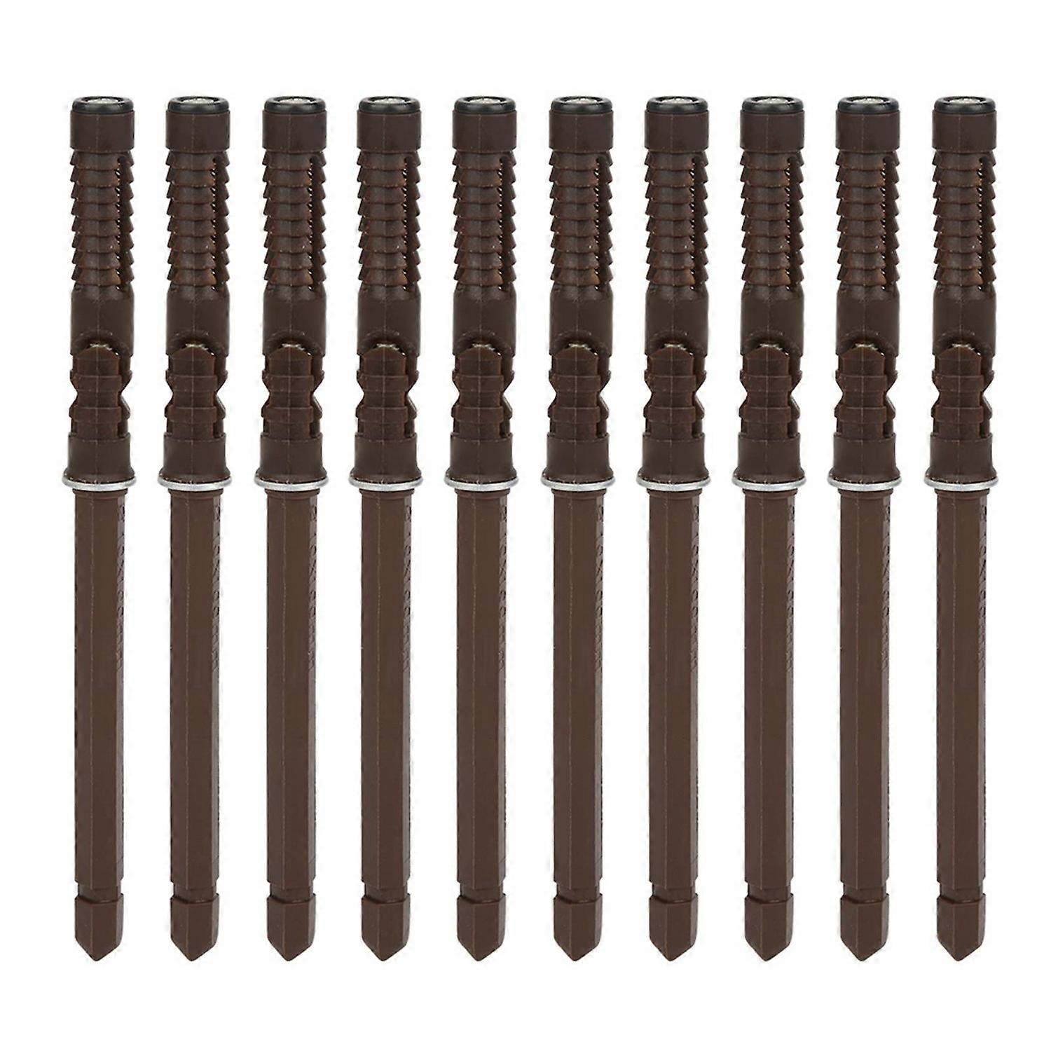 10Pcs 10x100 Concealed Wall Shelf Support Shelf Rack Fixing Brackets Kit Accessory