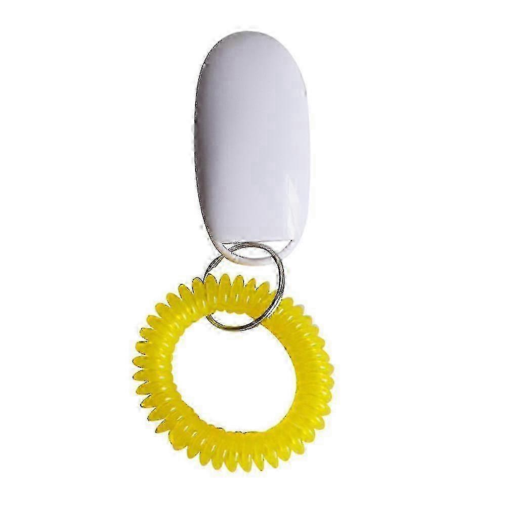 Portable Dog Button Clicker Sound Trainer Pet Training Tool Wrist Band Accessory