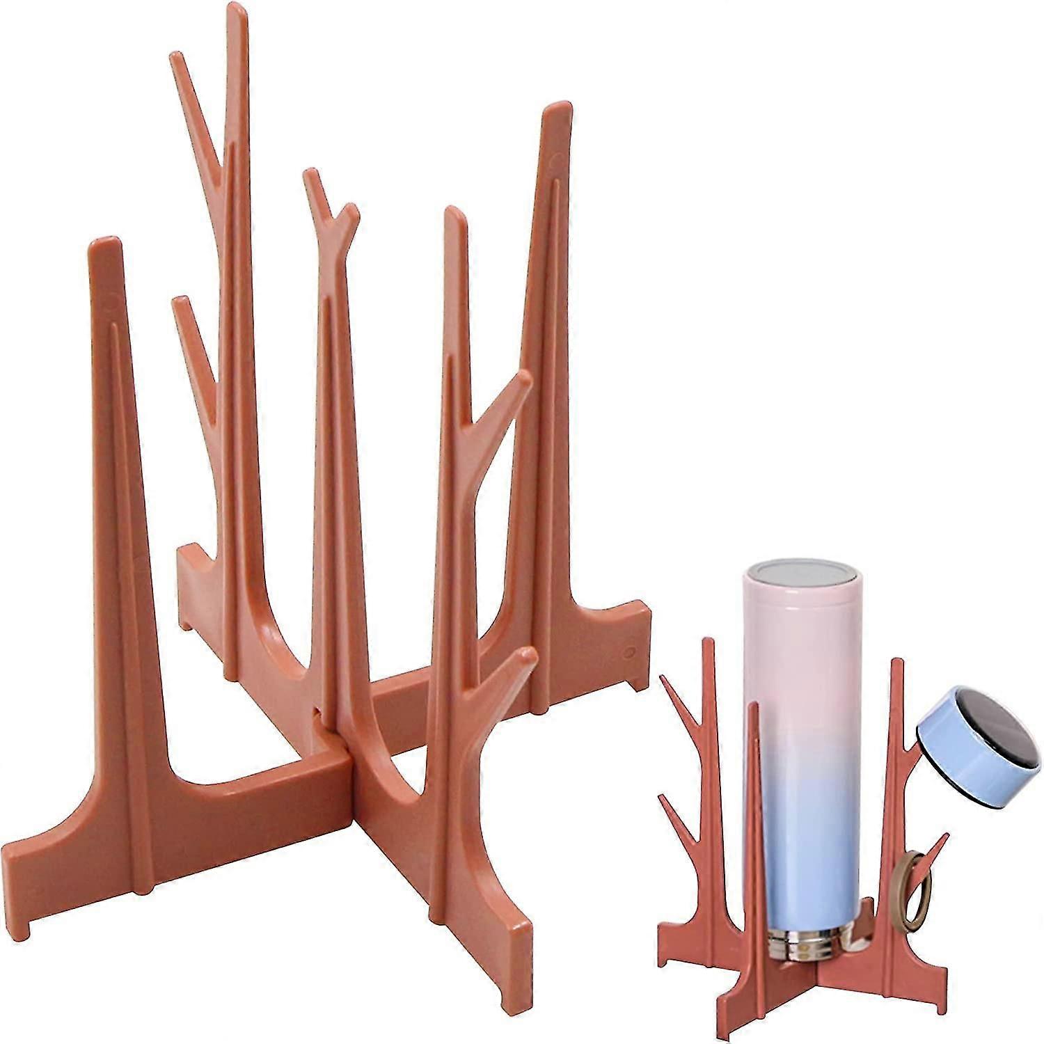 1 Pcs Dish Drainer Bottles Universal Dish Drainer Drying Rack - Multi-purpose Standbrown