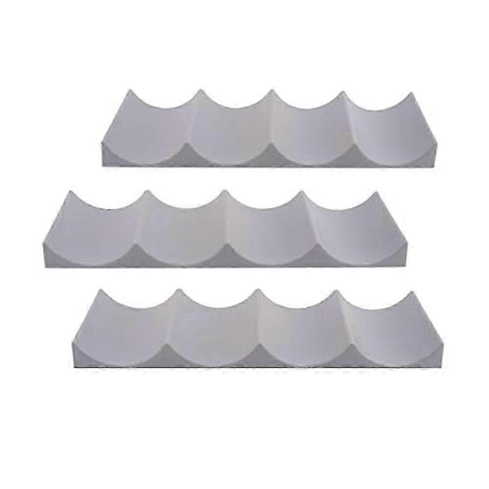 3 Pcs Red Wine Display Stacking Bottle Rack Suitable suitable for Kitchen Bar Hotel Multi-Purpose Stacking Display Rack,Dark Gray