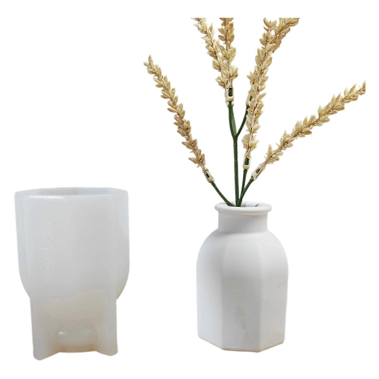 Multi Shape Silicone Mold for Handmade Coating Vases Craft Supplies Creations Multicolor