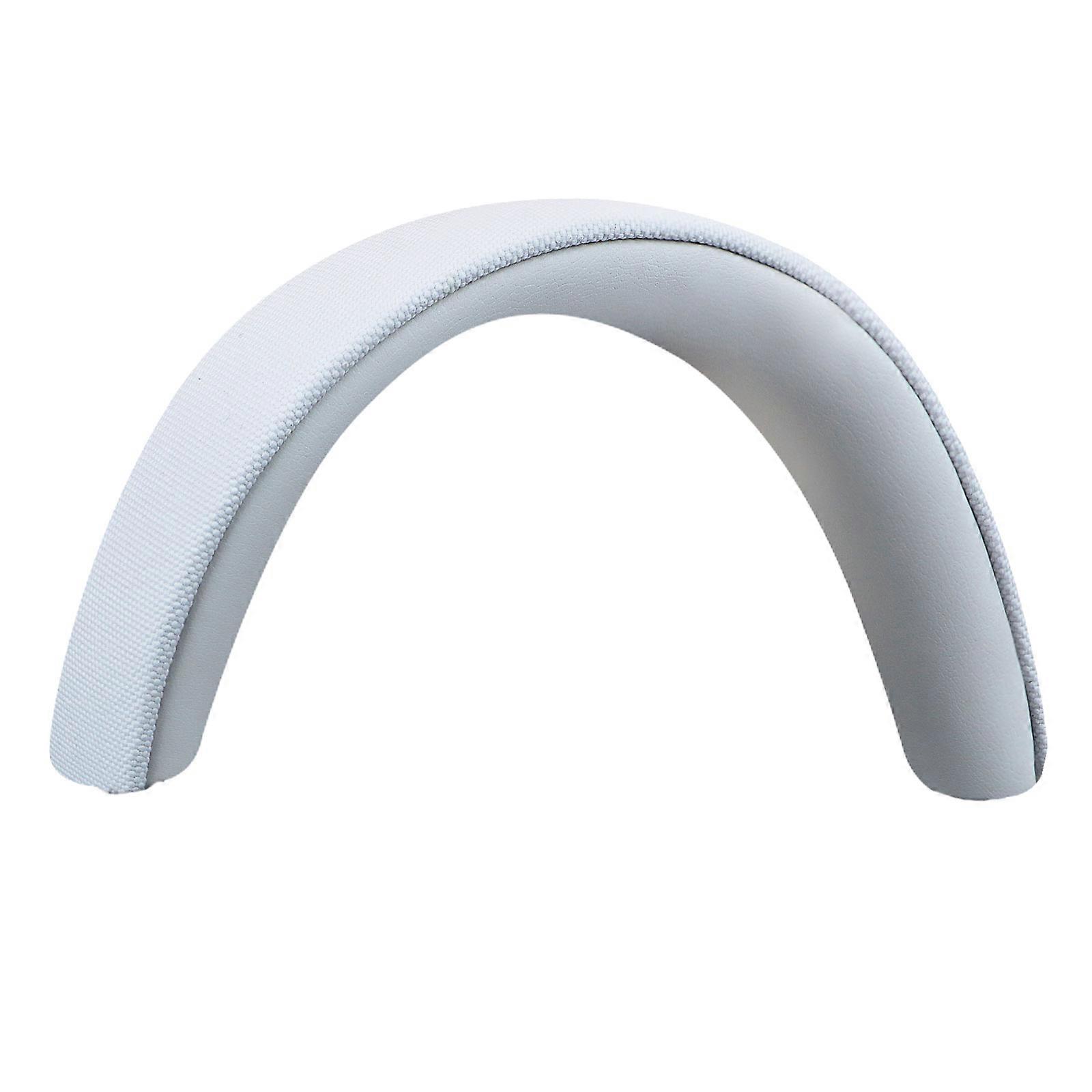 PX7S2ヘッドフォン用交換用ヘッドバンドクッションソフトスポンジパッド人間工学に基づいた簡単な取り付けホワイト