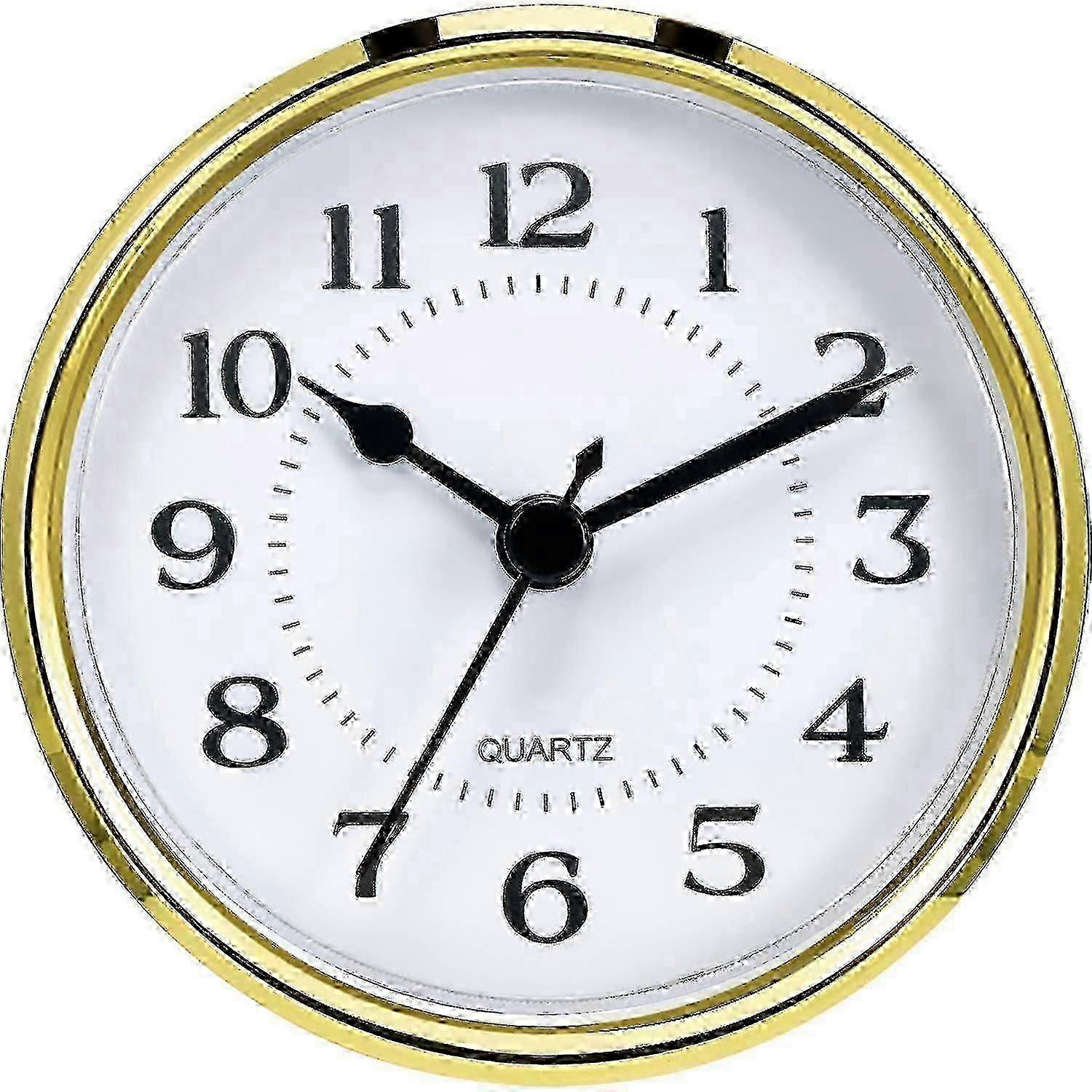 3-1/2 polegadas (90 mm) relógio de quartzo fit-up/insert com algarismo arábico, movimento de quartzo