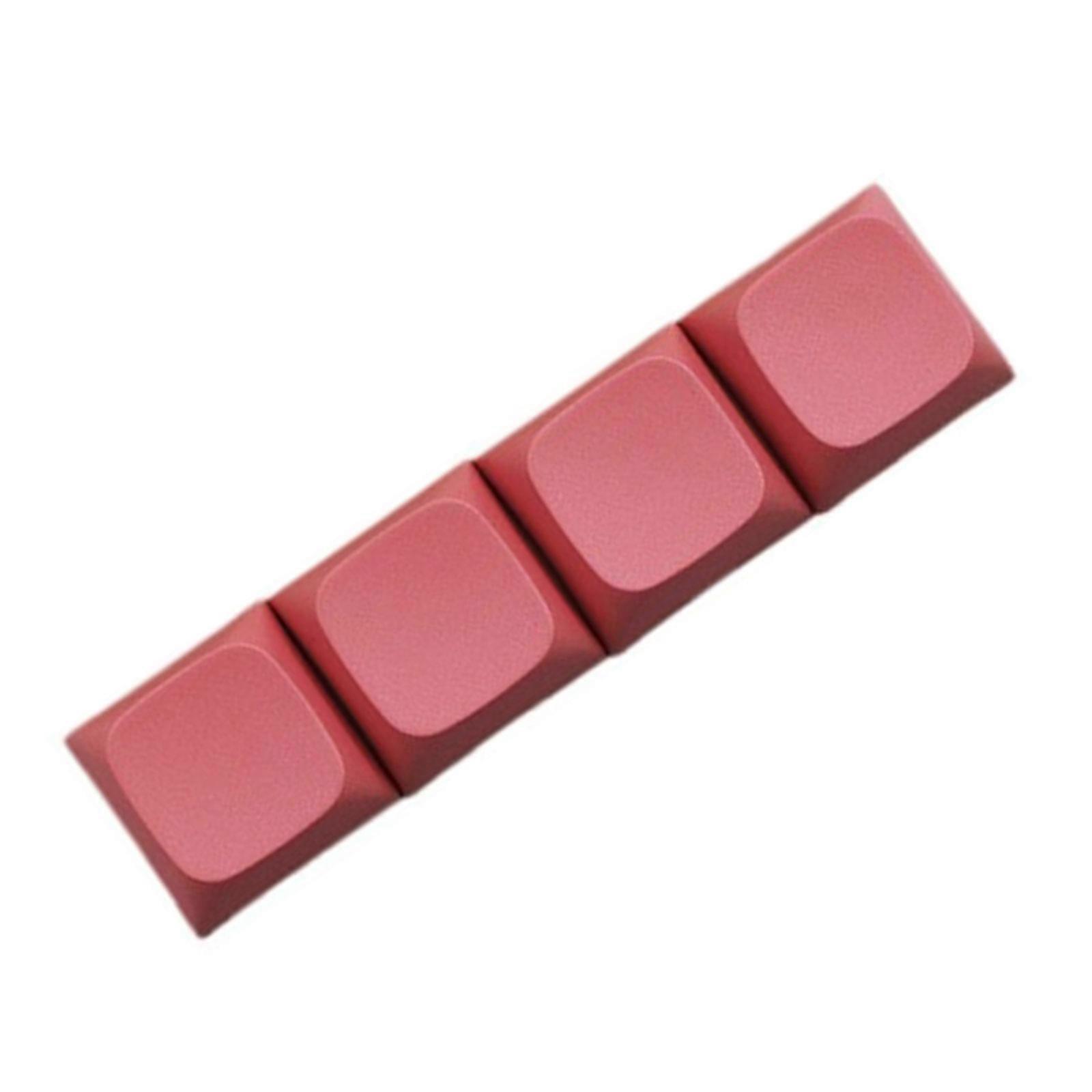 4pc PBT Keycaps Set Customizable Keycaps Mechanical Keyboards Keycaps for Smooth Typing Experiences User Friendly Design  Red