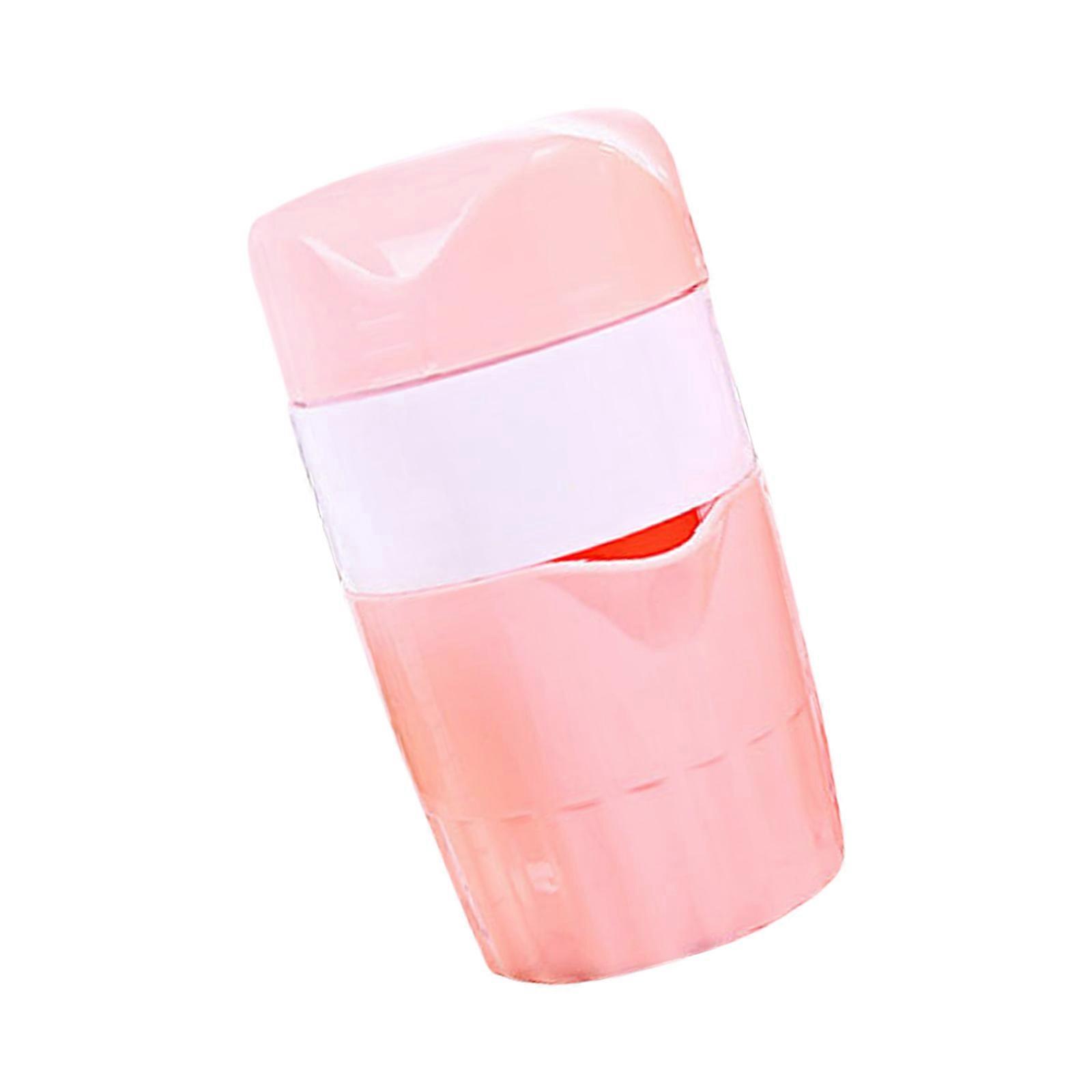 Fruit Press Squeeze Extractor Citrus Squeezer Handheld Juicer for Home Use and Outdoor Picnics Kitchen Accessory  Pink