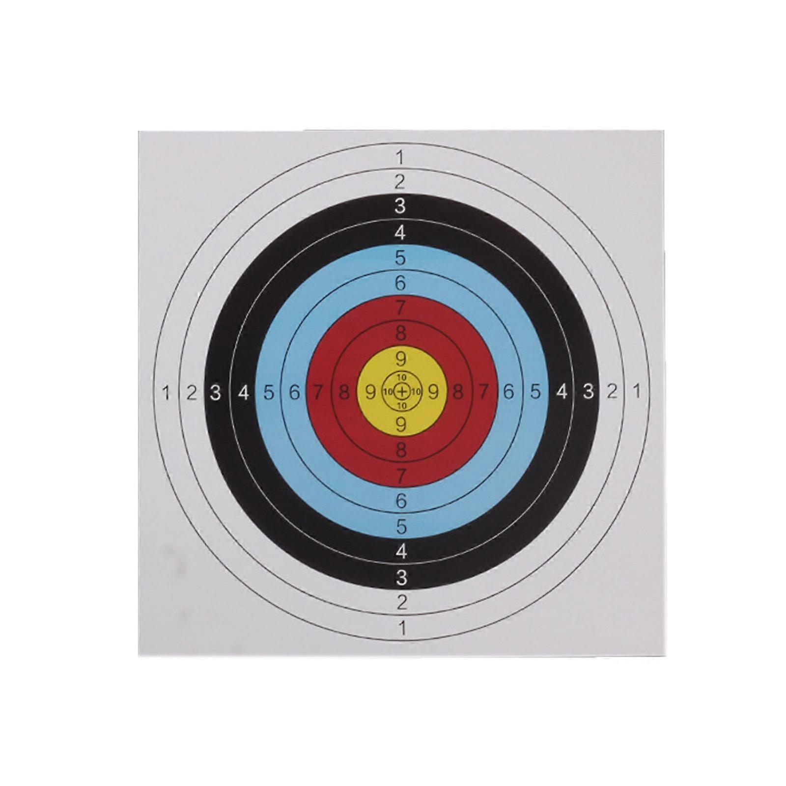 30 Sheets Shooting Adhesive Sticker Zone Targeted Paper Archerys Paper Targets Shooting Self-Adhesive Splatter Targets Multicolor