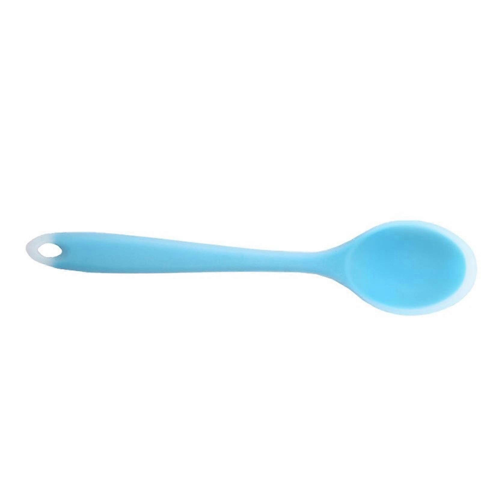 Silicone Spoon Kitchenware, Soup Spoon for Cooking Baking, Blue - Compatible with Begine