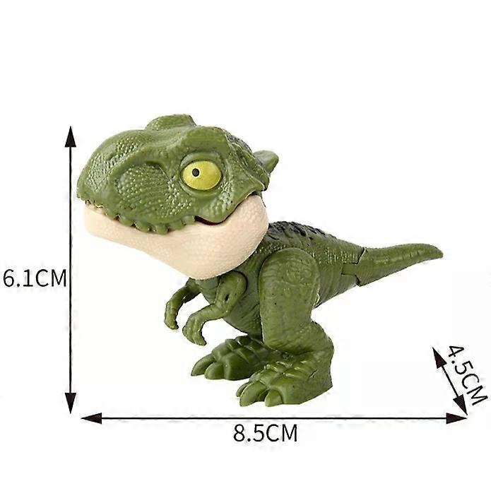 Finger Dinosaur Tricky Tyrannosaurus Model Biting Hand Fidget Mosasaurus Jurassic Dino Toy for Children Dino Movable Joints