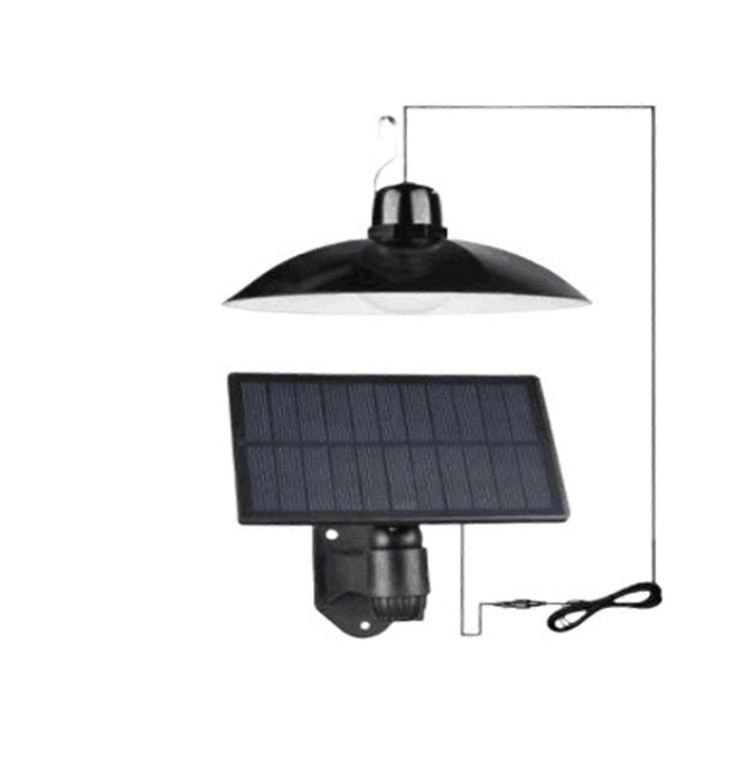 Solar Powered Outdoor Light with Motion Sensor, Waterproof Wall Mounted Garden Pathway Lamp