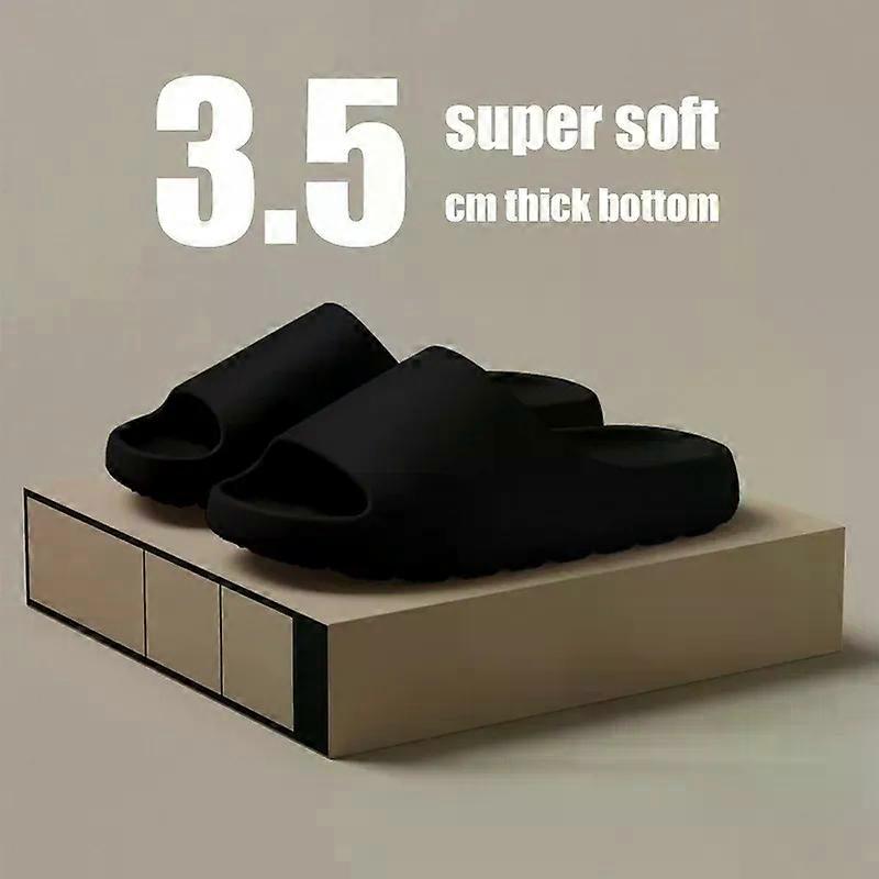 Men's Slippers EVA Soft Thick Soled Summer Fashion Slippers & Women's Yeezys Slides Beach Sandals
