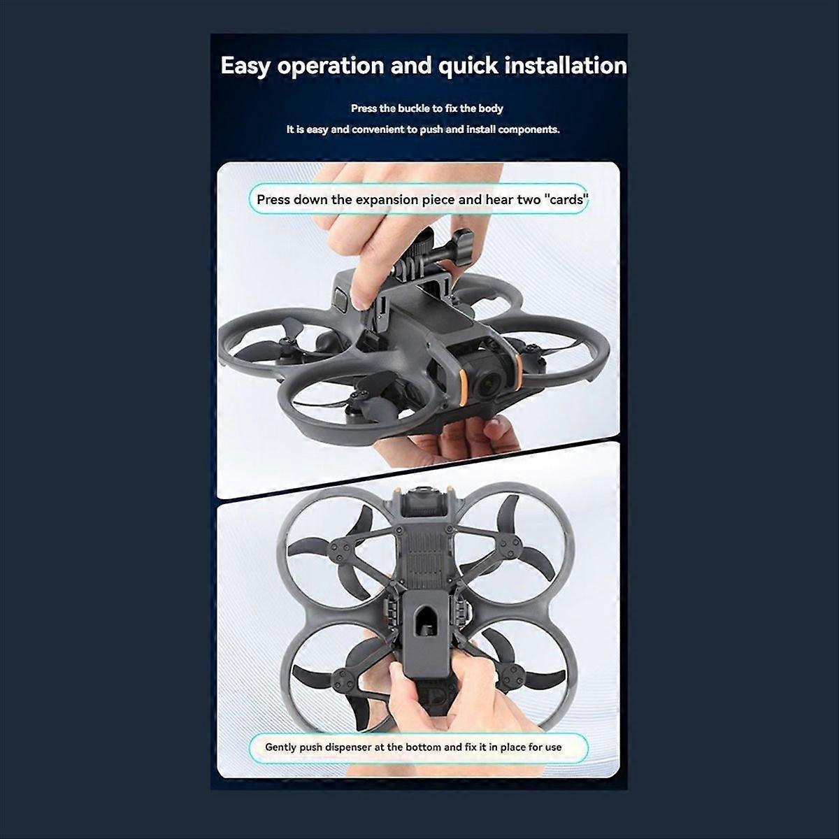 STARTRC Airdrop System for DJI Avata 2 Drone Top Extension Mount