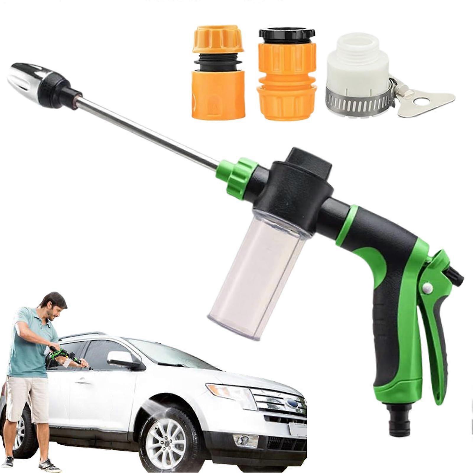 Pressure Washer with 360° Rotating  Pressure Water Gun, 3 Spray Modes for Garden Hose and Car Cleaning