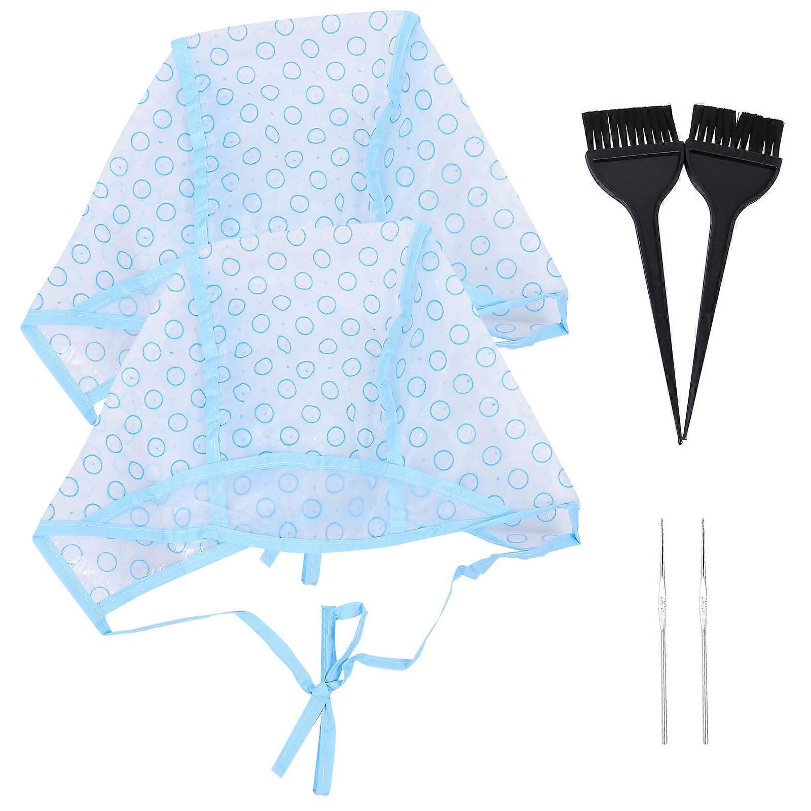 6PCS Hair Highlight Kit Disposable Highlight Tipping with Hook Brush