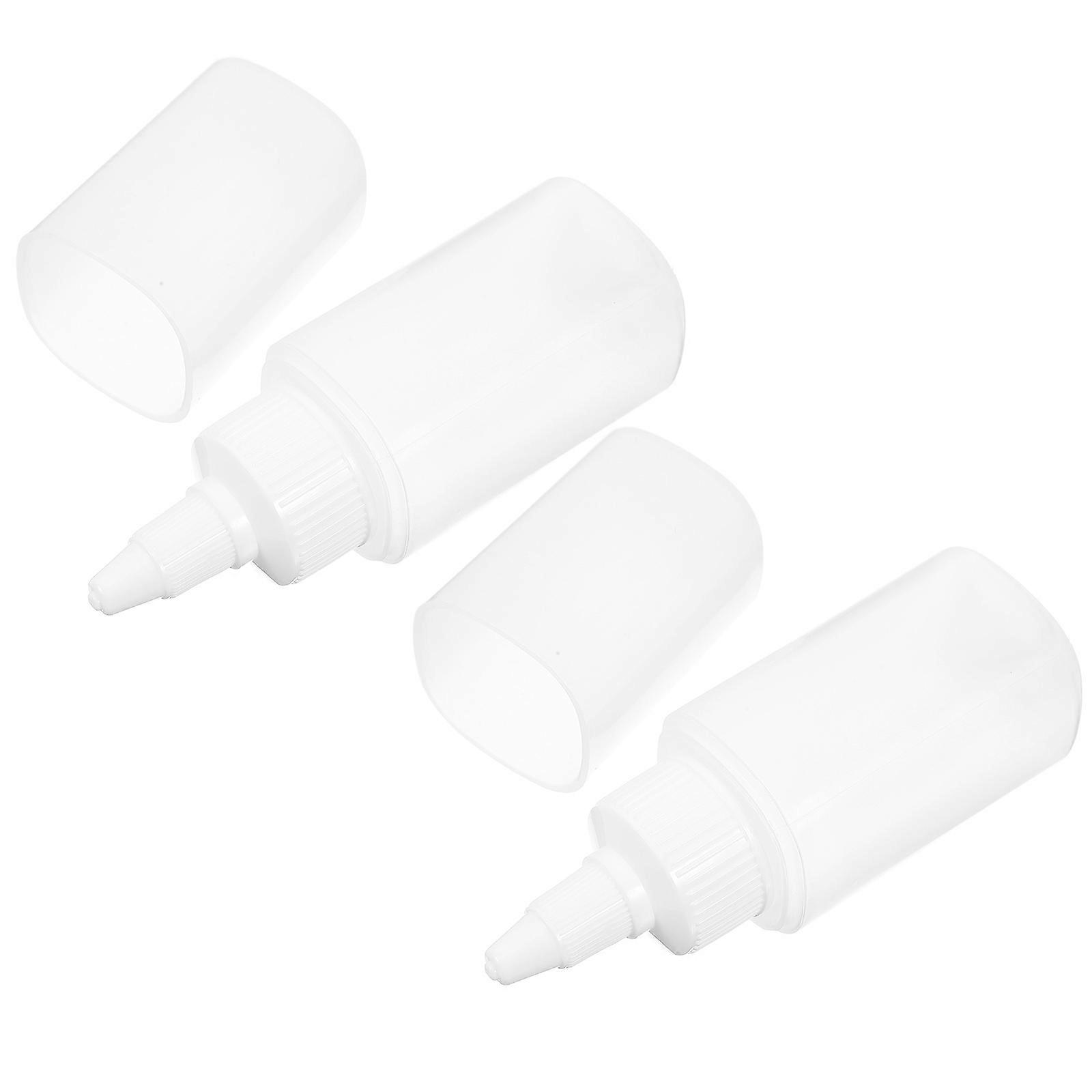 Transparent Sauce Squeezing Bottles for Storage 2Pcs Portable Reusable Bottles