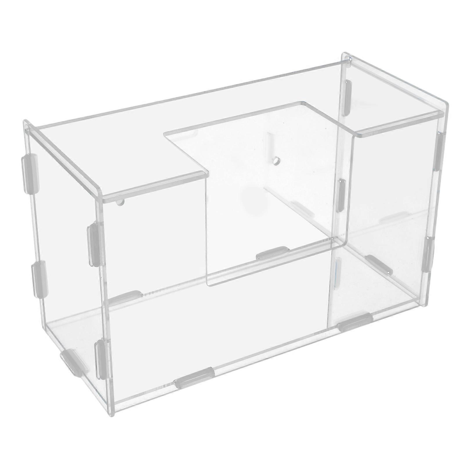 Rabbit Feeder Acrylic Hay Feeder for Storage 4Pcs Set Transparent