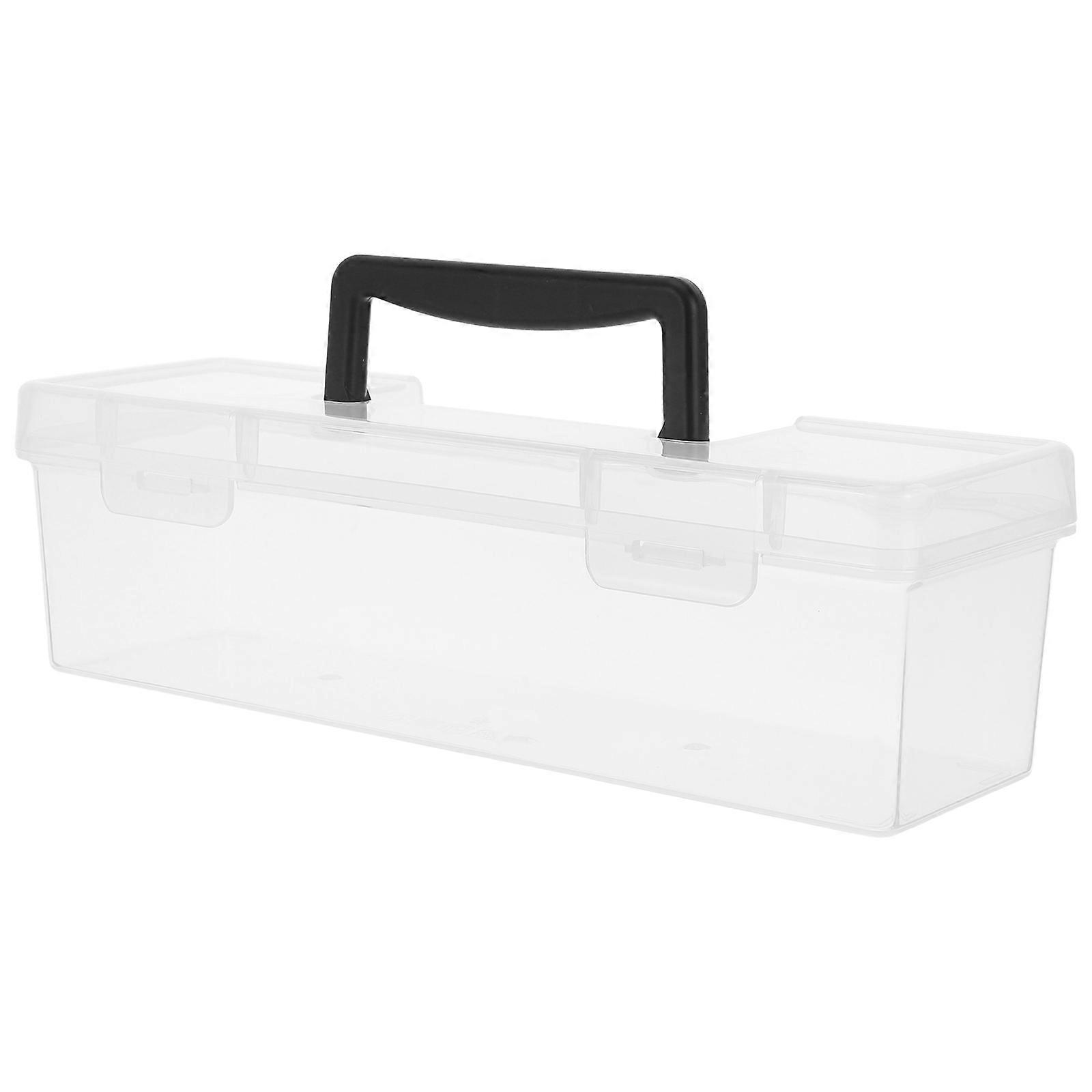 Seed Storage Organizer Box for Portable Use with Transparent Plastic Design
