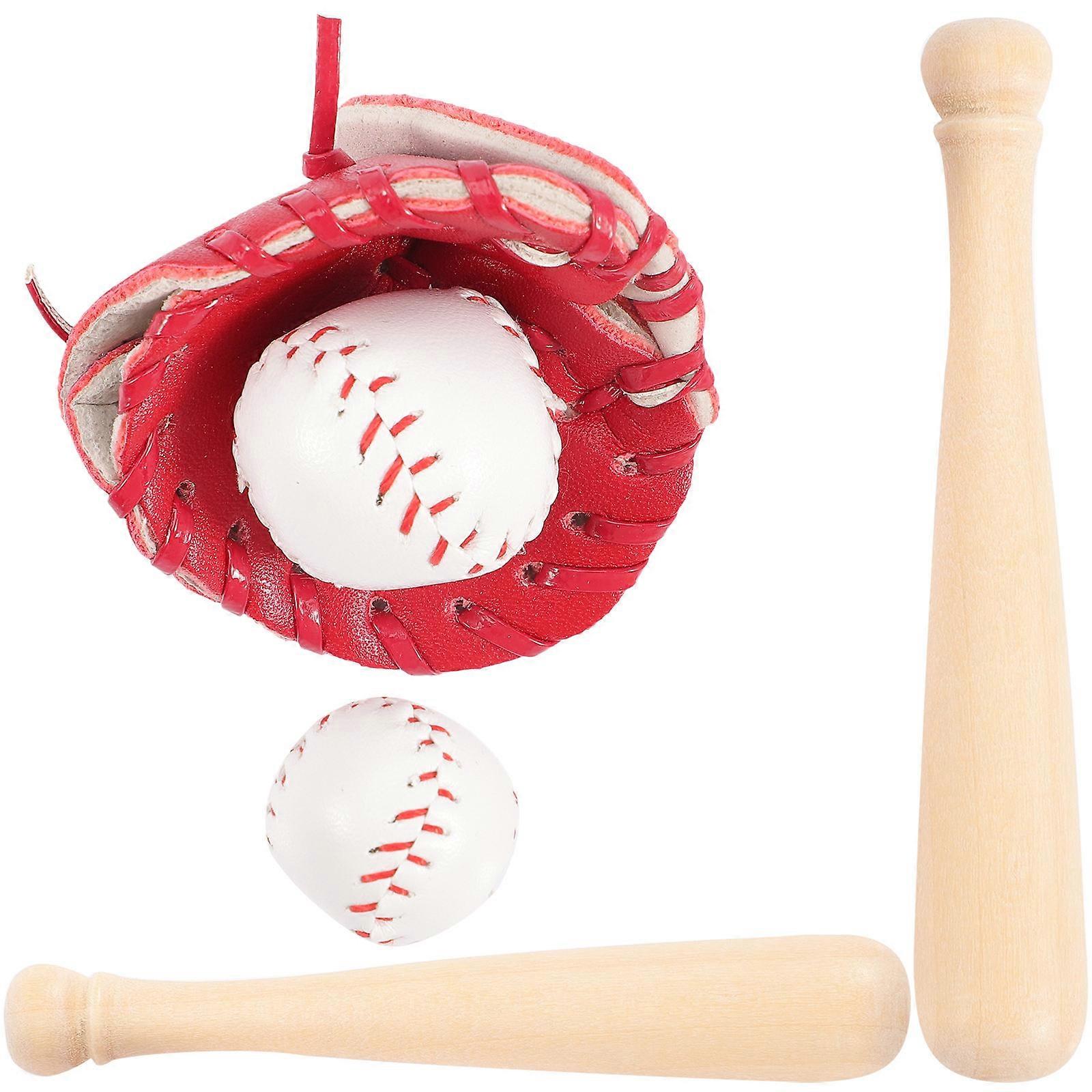 Mini Baseball Kit Mini Baseball Set for Decoration 8Sets