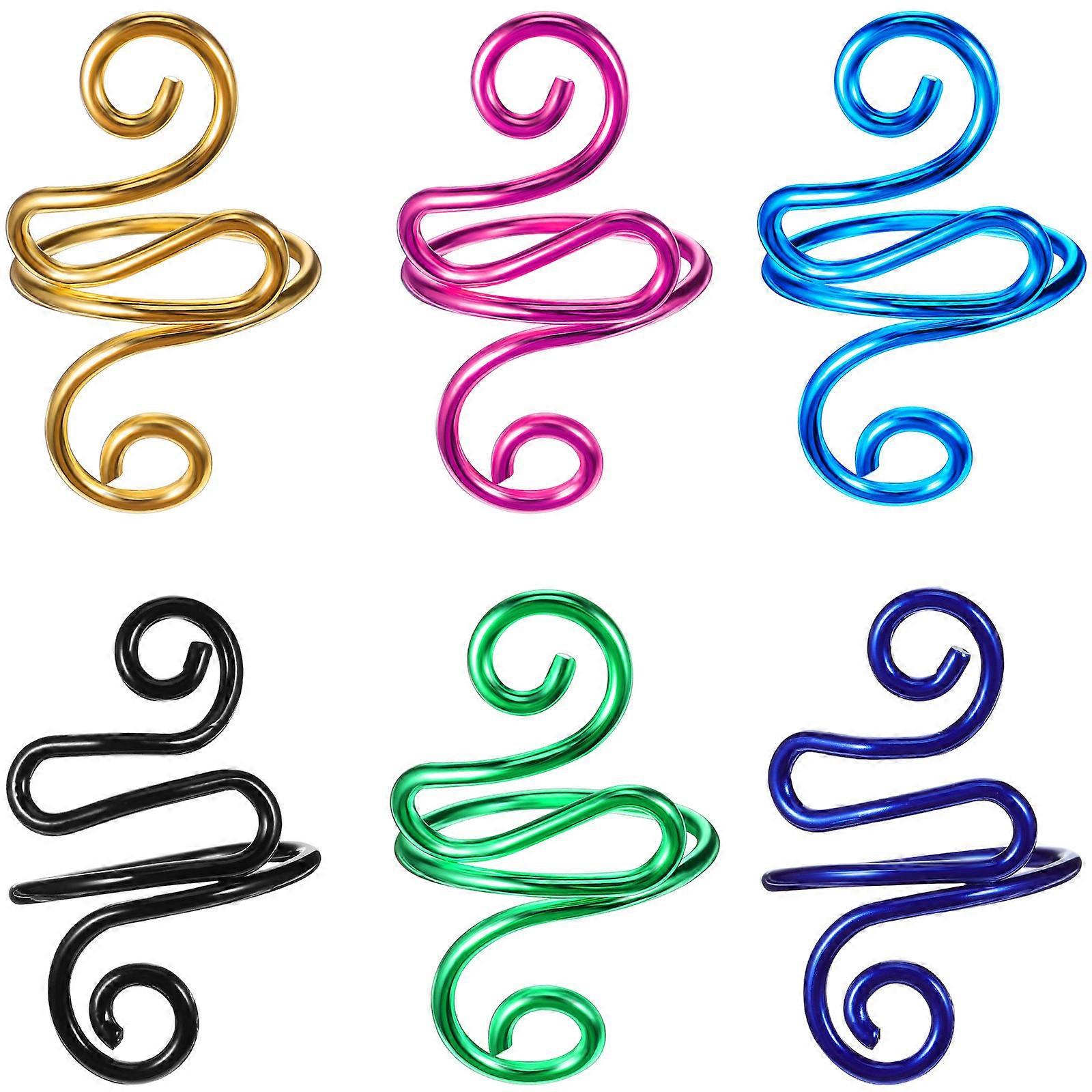 Crochet Tension Ring Metal Adjustable Ring for Crocheting 24Pcs Set