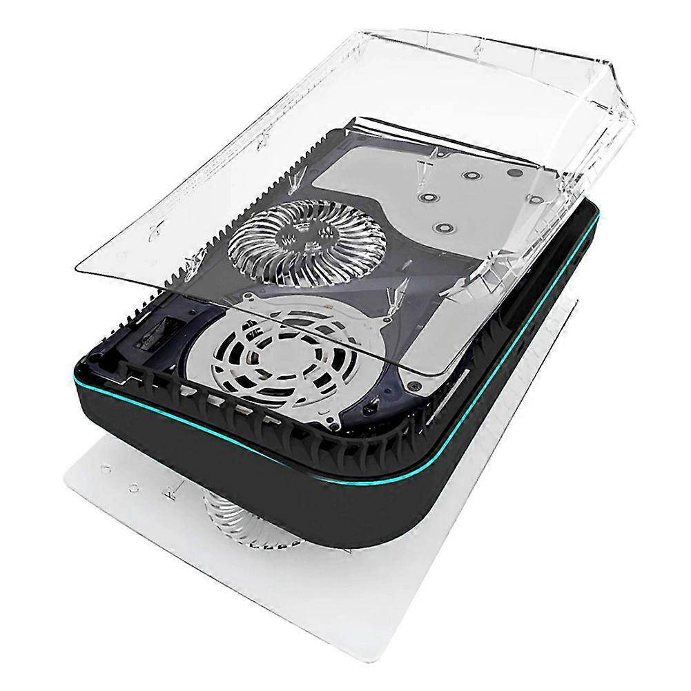 Transparent Cooling Vent Shell Hard Plastic Replacement Plate Case Cover for PS5 Shell Replacement
