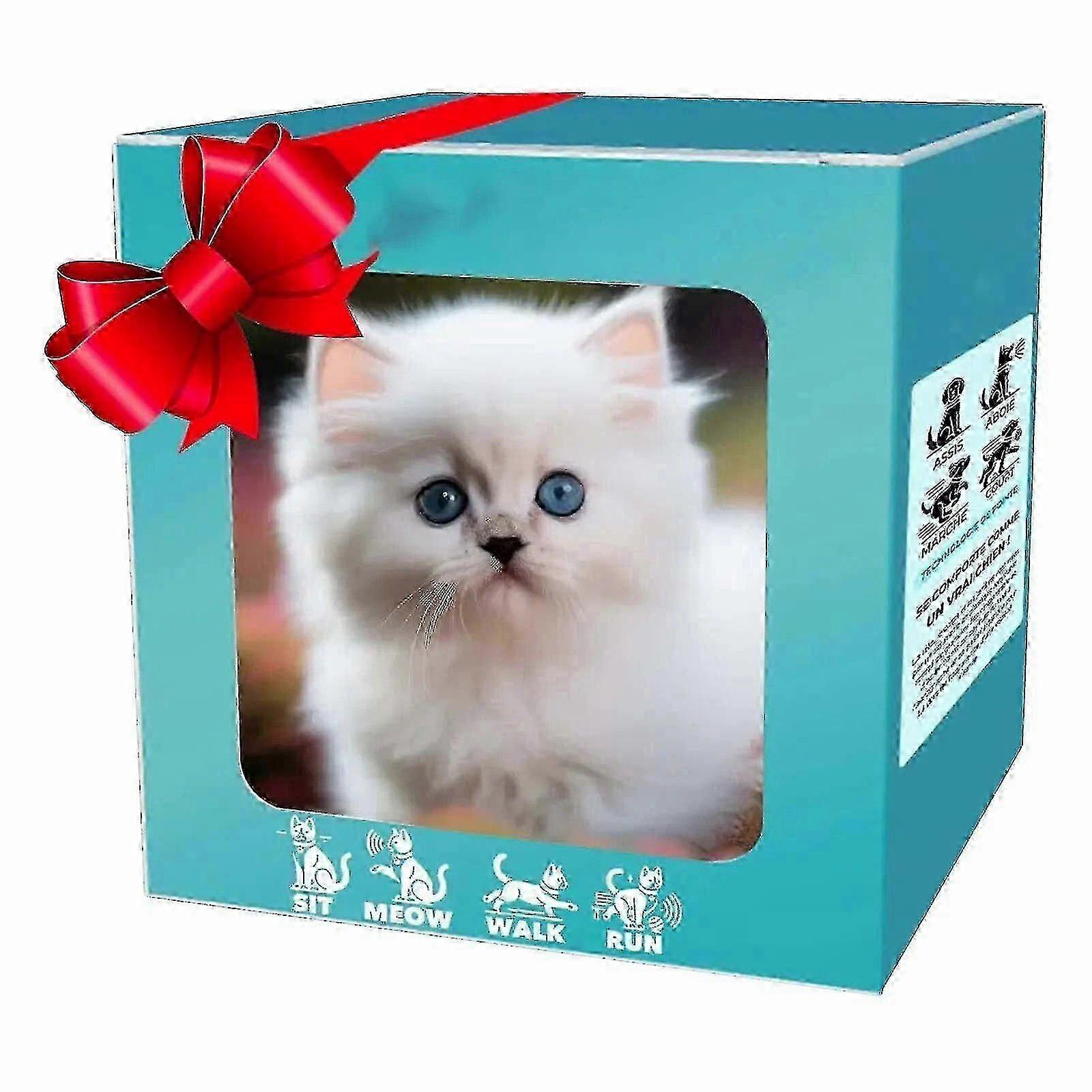 Interactive Robot Kitten Plush Toy For Kids - Soft Robotic Cat With Fun Activities For Children-hh