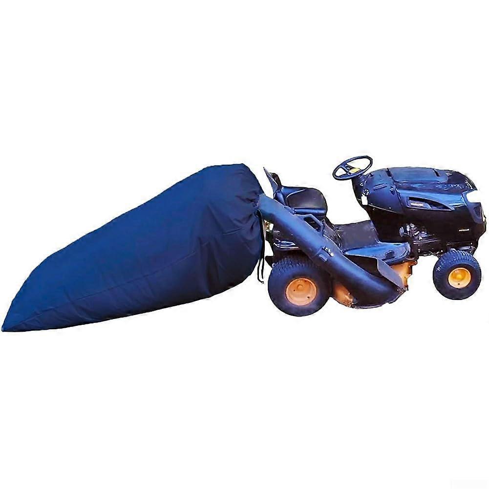 Extra Large Riding Mower Leaf Bag with Secure Attachment and ClogResistant Airflow, Blue