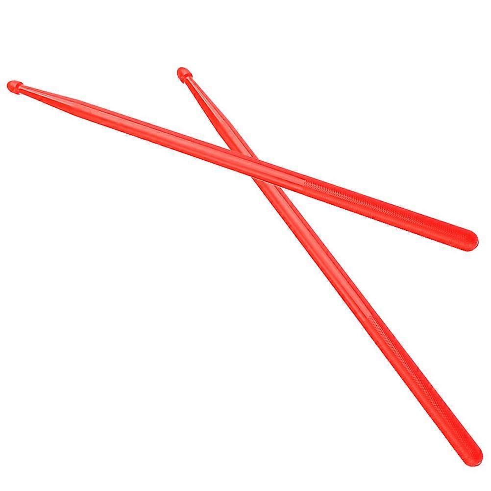 Drum Set Sticks Nylon Drum Sticks for Practice 1Pair Red Instrument