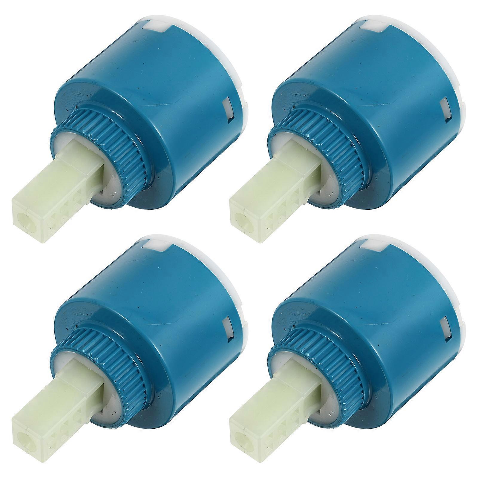 Ceramic Replacement Core Tap Valves Hot and Cold Water Control Easy Installation 4Pcs