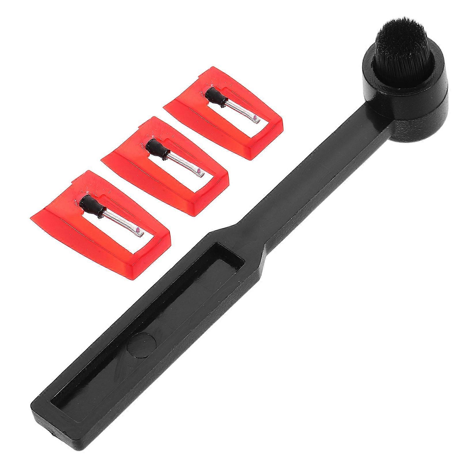 Turntable Stylus Needle Replacement Kit for Record Player Includes Brush Set