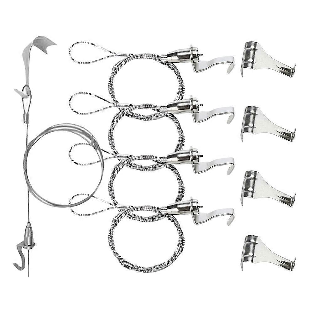 Heavy Duty Picture Hanging Wire Hooks Adjustable Wire Picture Frame 5Sets