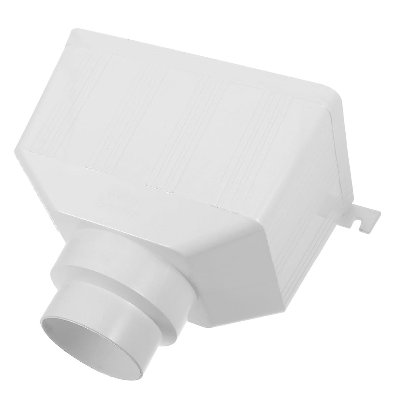 Rainwater Downspout Connector PVC Gutter Adapter LeakResistant Weatherproof White Universal