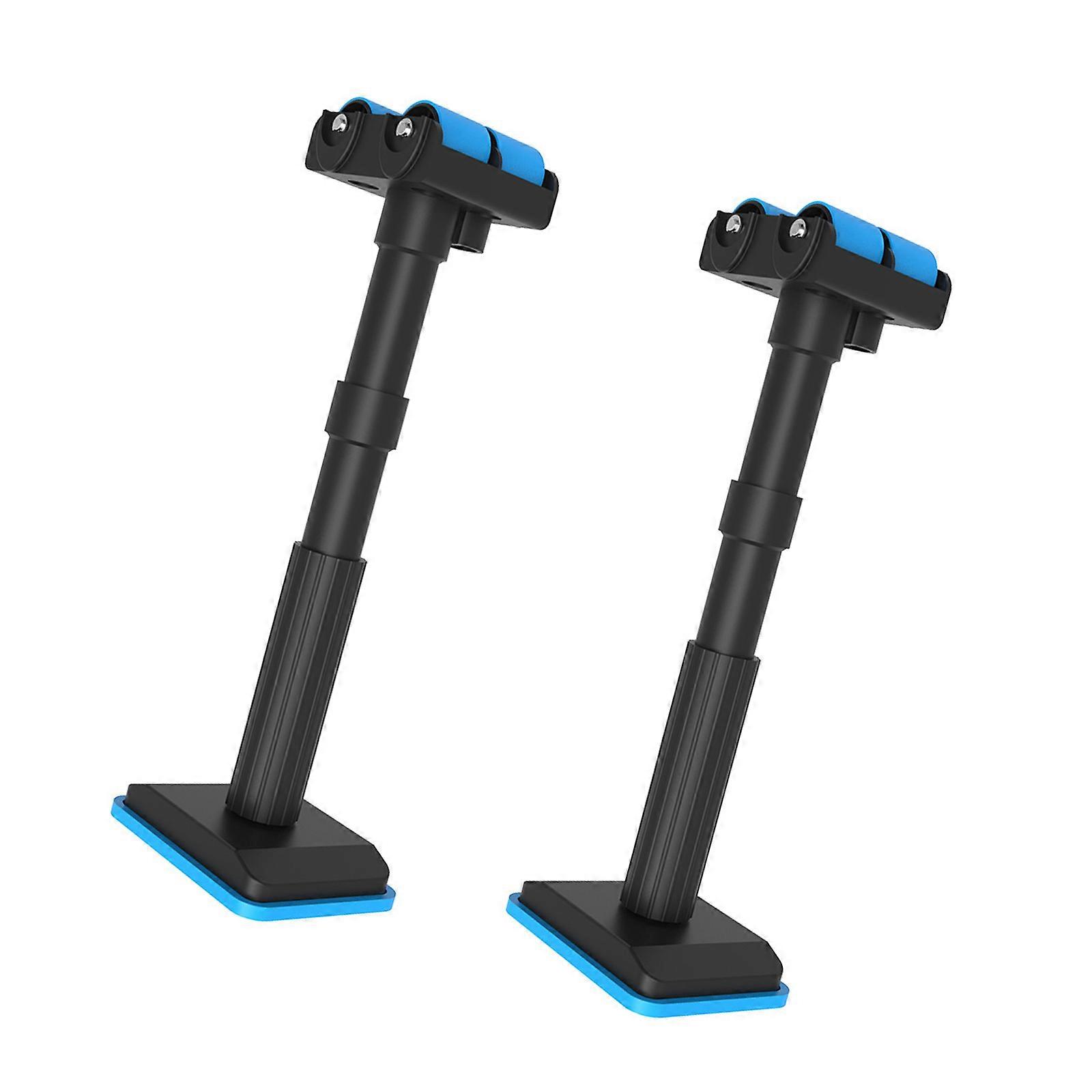 Labor Saving Adjustable Roller Support Not Scratch Device Pair for Cabinet Mounting Height Adjustment in Various Space Multicolor