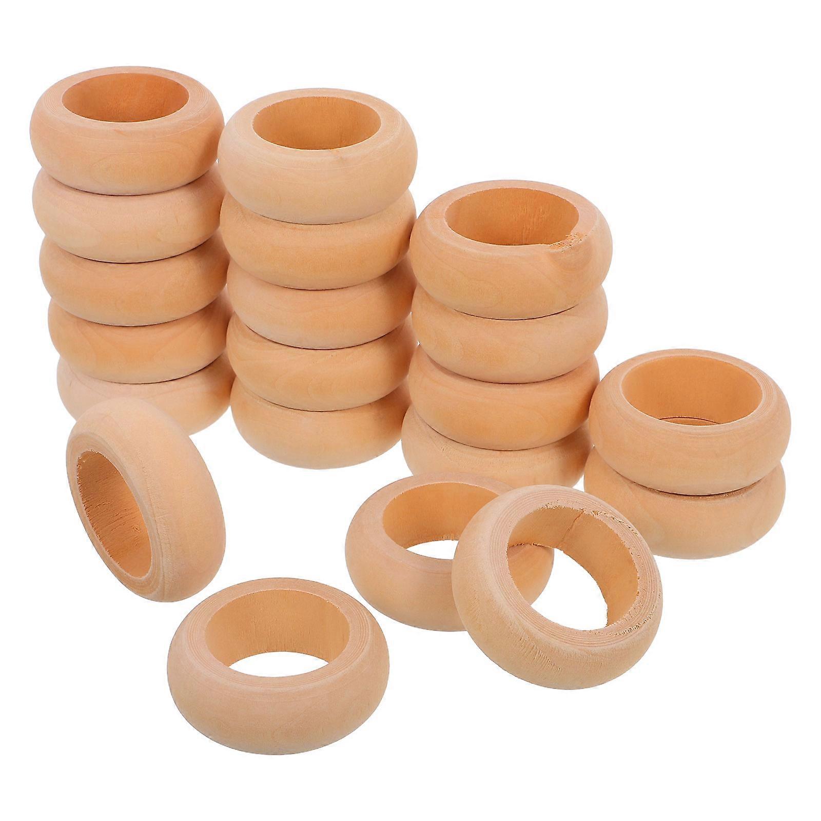 Napkin Rings Bulk Wood Napkin Rings Rustic Table Decor 100Pcs