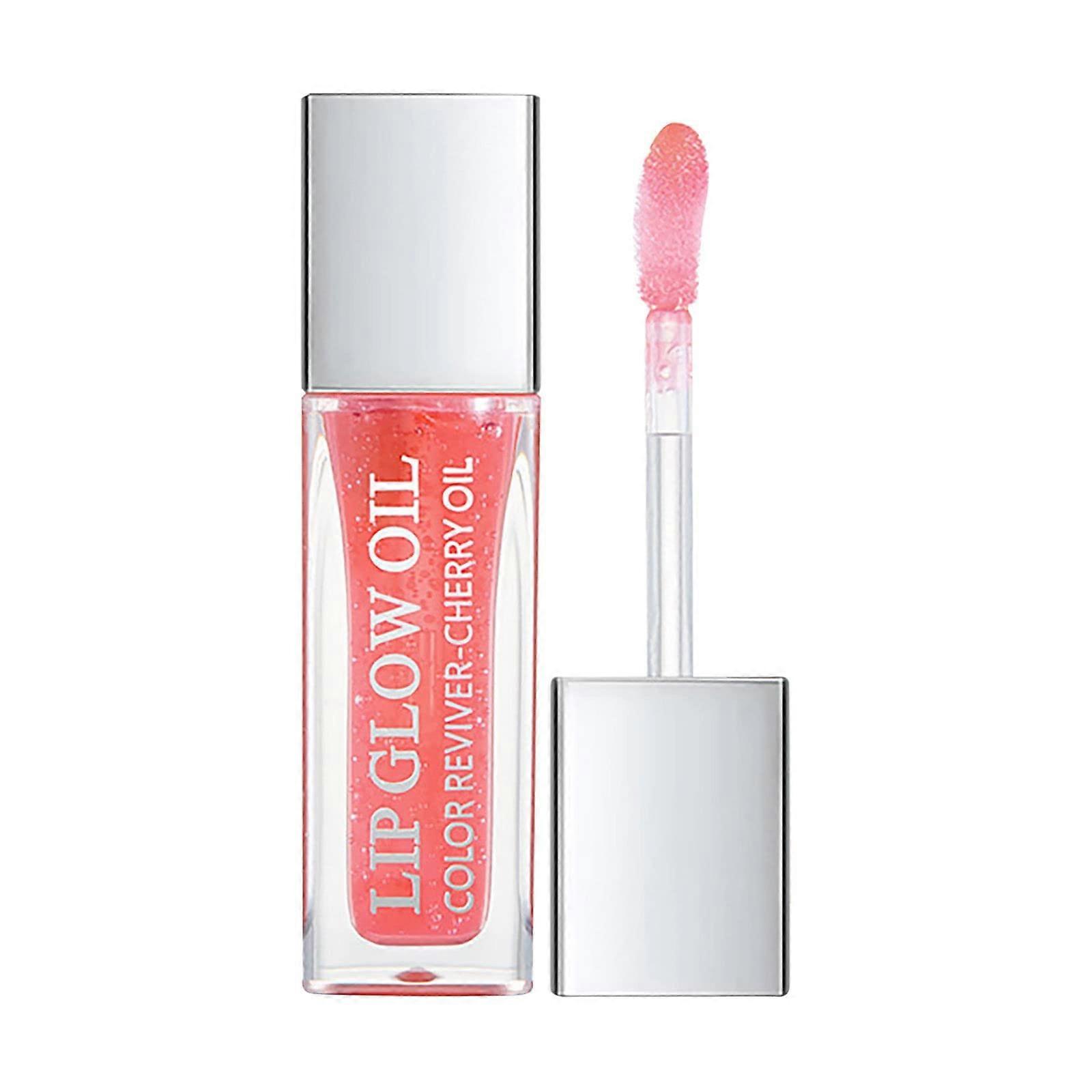 Lip Plumper Gloss for Fuller Lips with Moisturizing Glitter Shine and Precise Brush 4.5ml