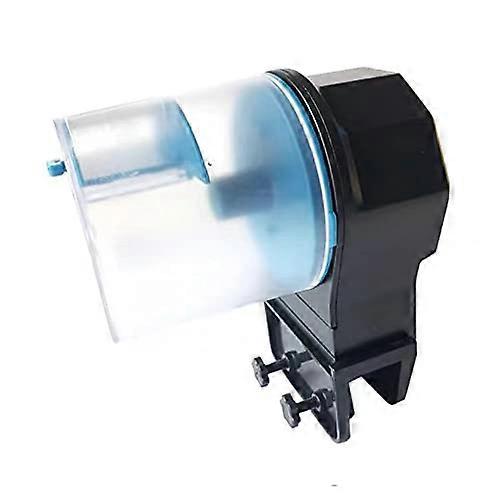 Automatic Fish Feeder with Timed Feeding Control and Silent Operation for Aquariums Blue