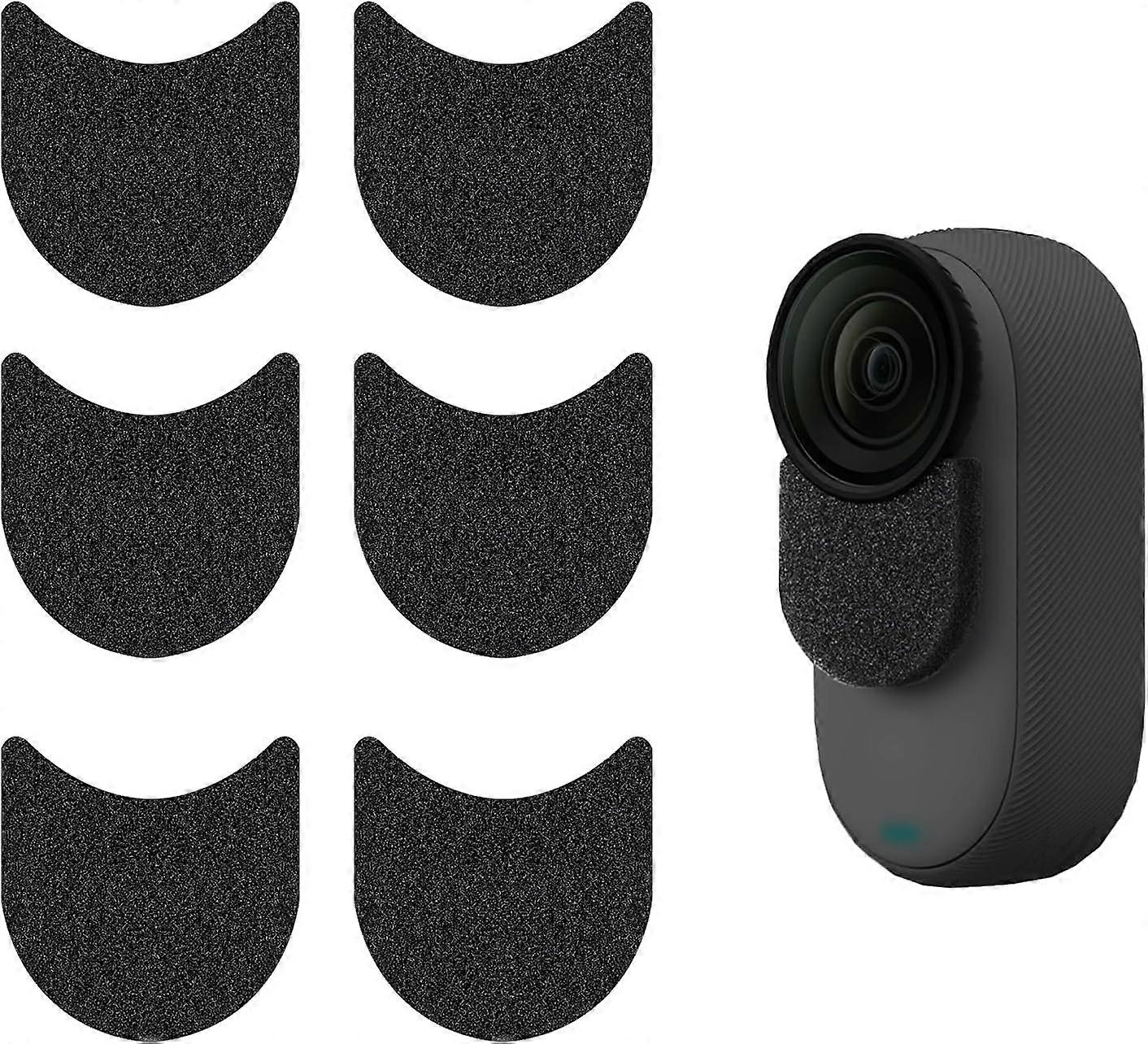 6 Pack Mic Wind Muff for Insta360 GO3/3S, Wind Noise Reduction and Enhanced Audio