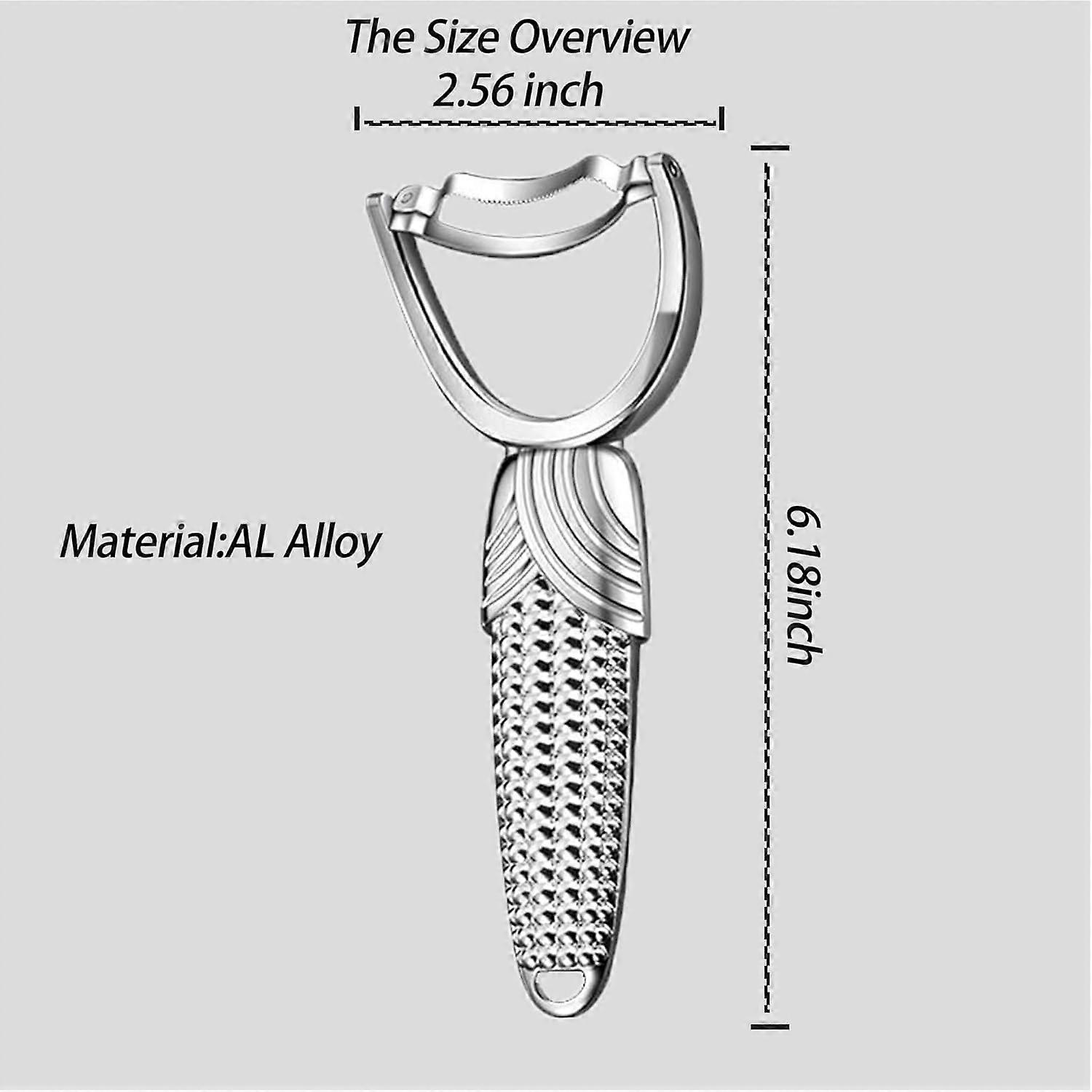Corn Cob Stripper and Kernel Remover Tool with Ergonomic NonSlip Handle, Stainless Steel Durable