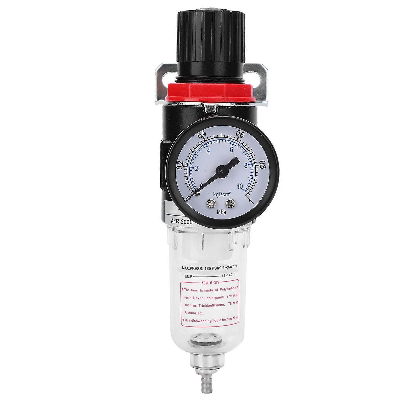 Air Filter Regulator 1/4 BSP 010 Bar with Water Trap  Flow for Compressor