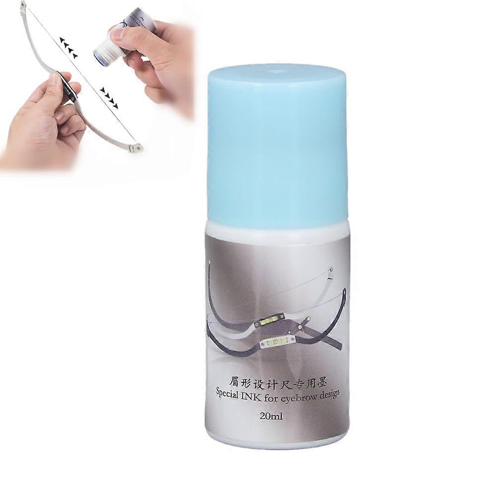 20ml White Eyebrow Mapping String Ink for Precise Microblading and Brow Shaping