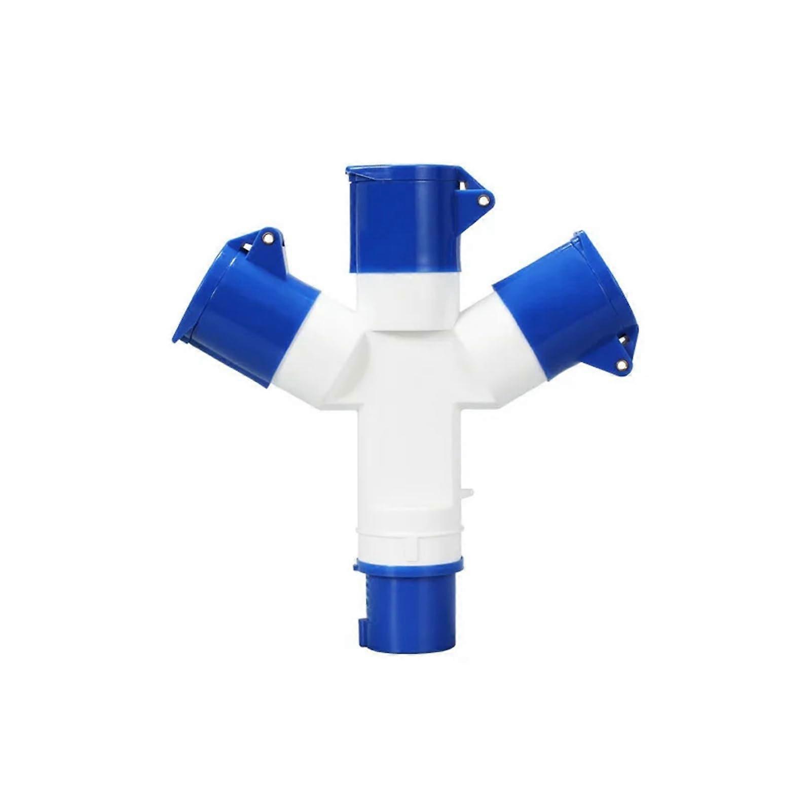 16A Waterproof Industrial Plug YType Three Phase Branch Socket with Heavy Duty Dustproof Design