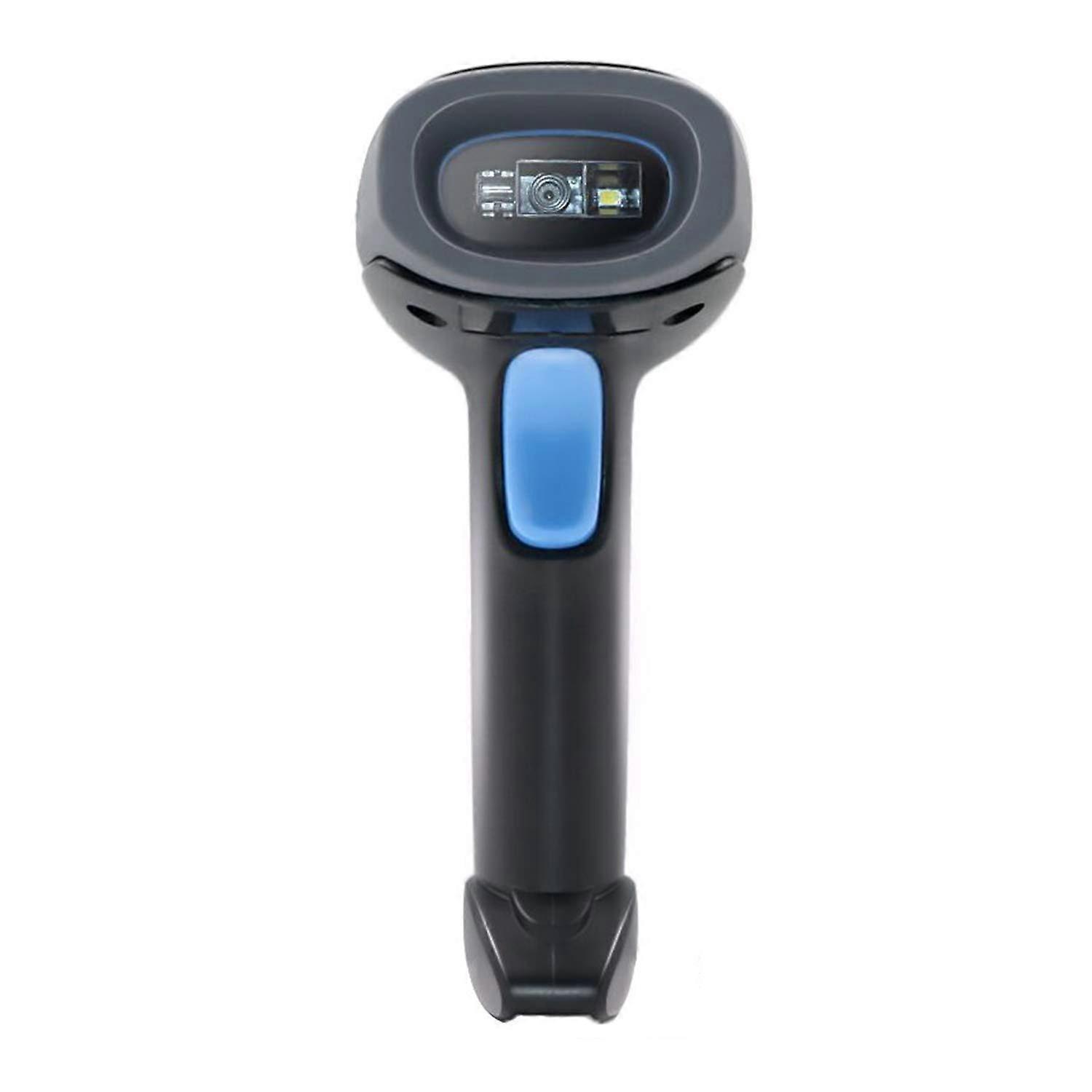 Wireless 2D QR Barcode Scanner with Dual Connection USB and 2.4G for Supermarkets