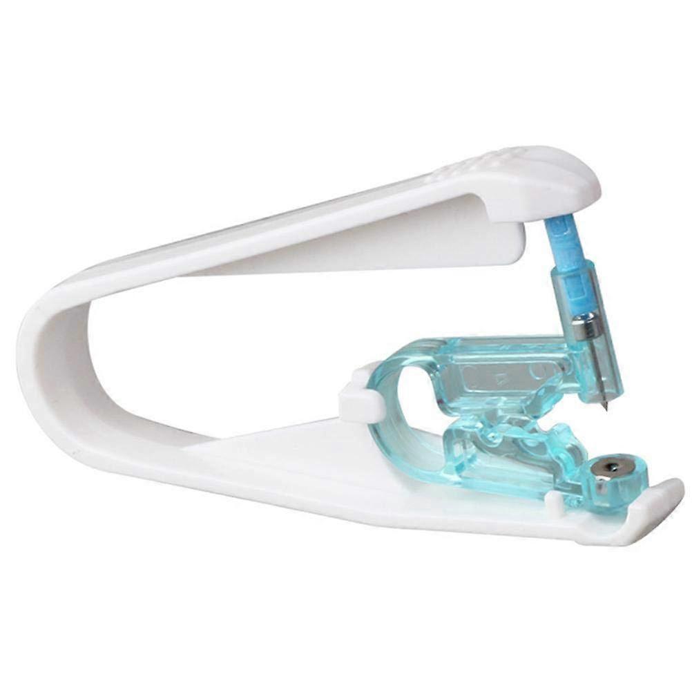 Professional Safe Easy Ear Piercing Kit with Precise Positioning Clip and 10 Punches for Home Use