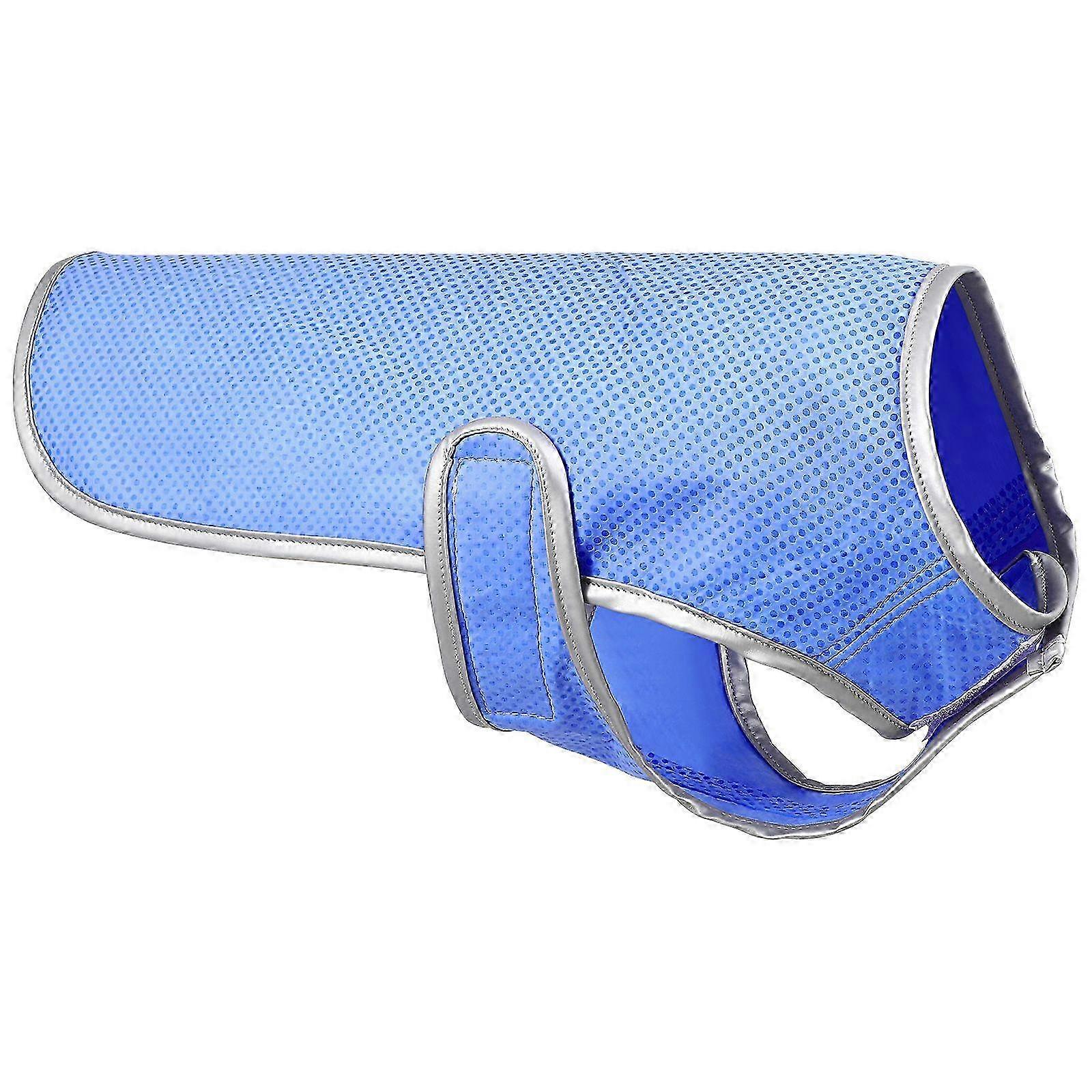 Chaleco refrescante para perros, ajustable para protegerse del sol.