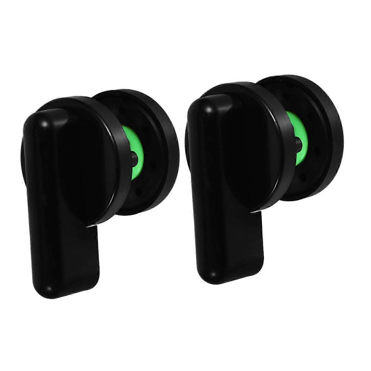 Restroom Privacy Lock with Clear Vacant Occupied Indicator, Moisture Resistant, 2pcs Set