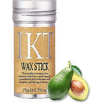 Haarwachs-Stick – Pflegende Styling-Pomade mit Avocado und Seidenprotein – Mattes Finish, bändigt abstehende Härchen, 75 g, nicht fettend, praktischer Stick für unterwegs