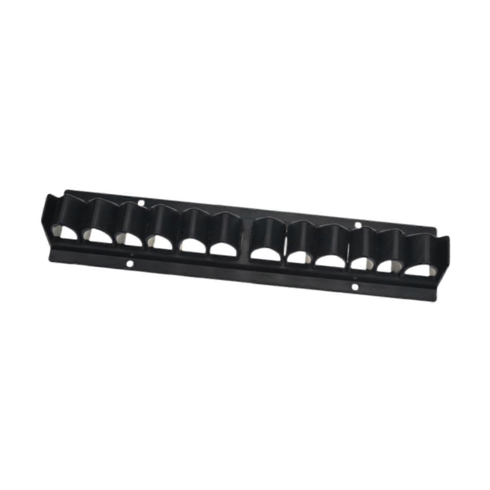 Wand Display Stand Wall Mounted Rack Holds 11 Wands, Space Saving Vertical Storage, 30cm