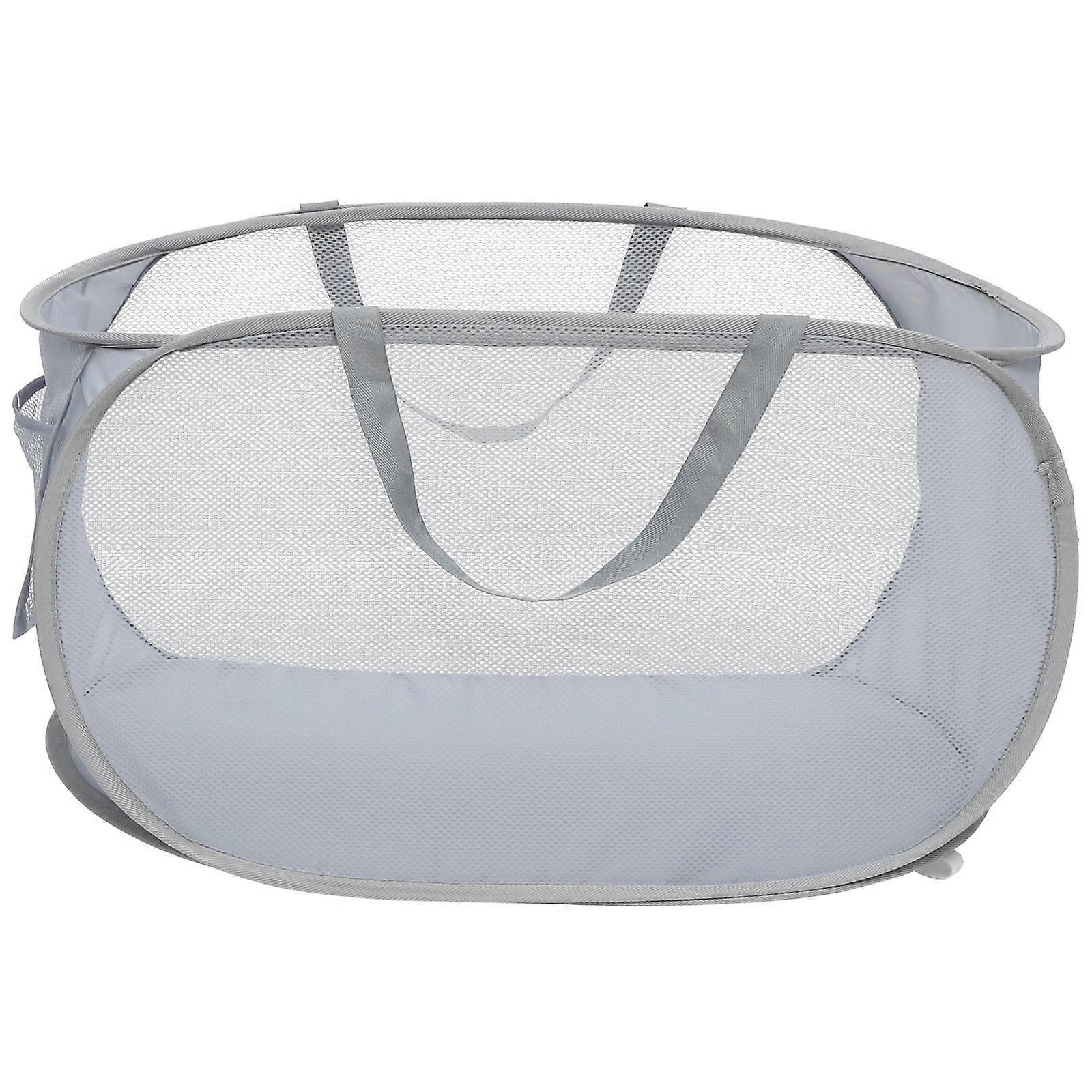 Foldable Mesh Laundry Hamper Basket for Storage Use 3Pcs
