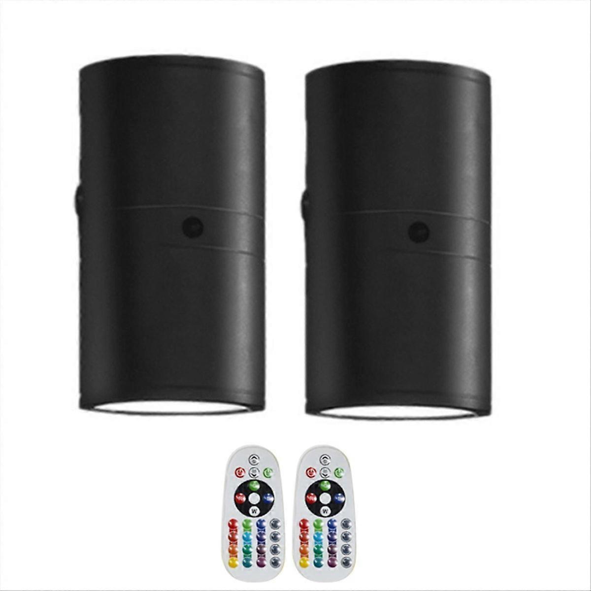 Applique murale LED RVB, télécommande, prise UE