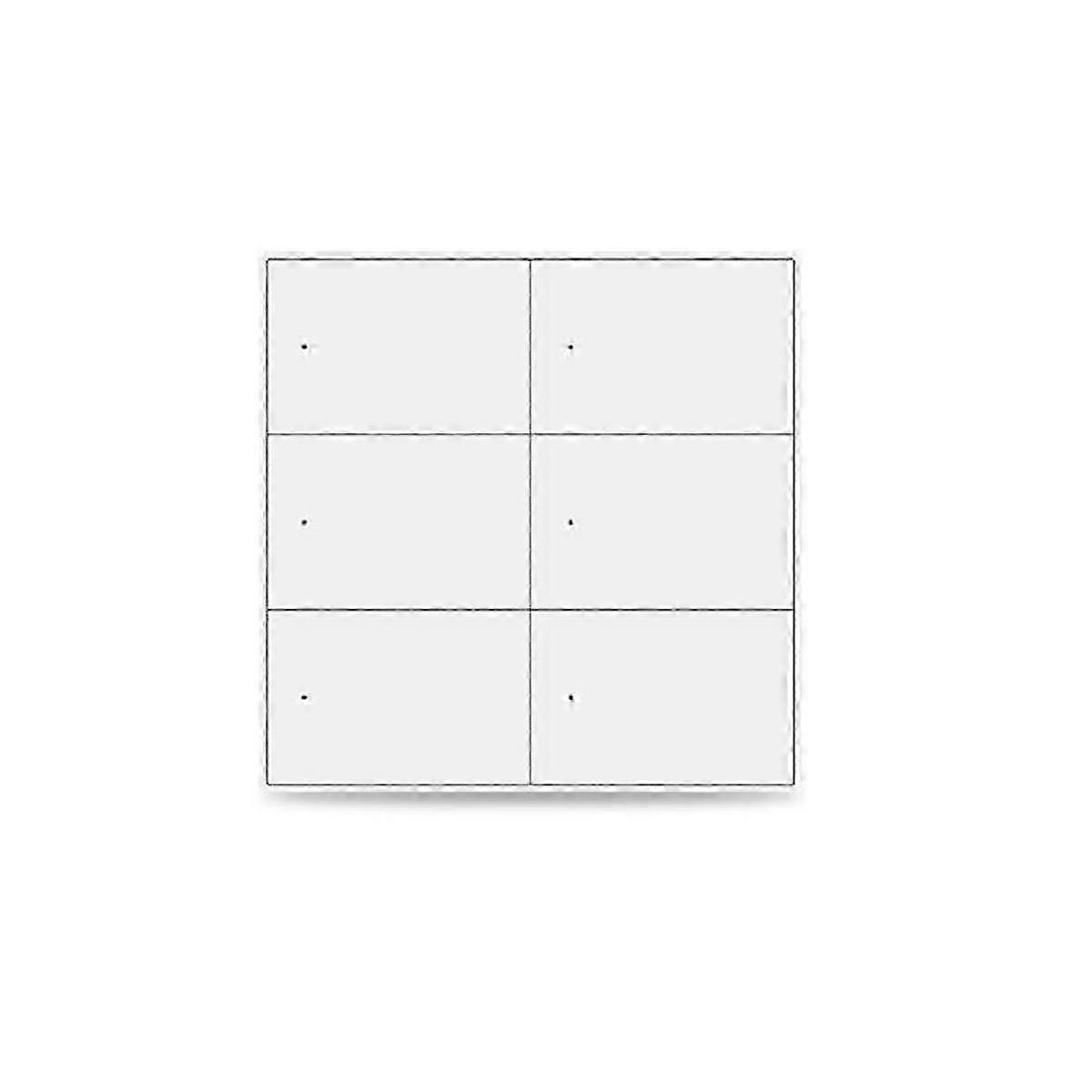 Matter WiFi Smart Switch Wall Light Switch Smart Control 1-6 Gangs Button for APP