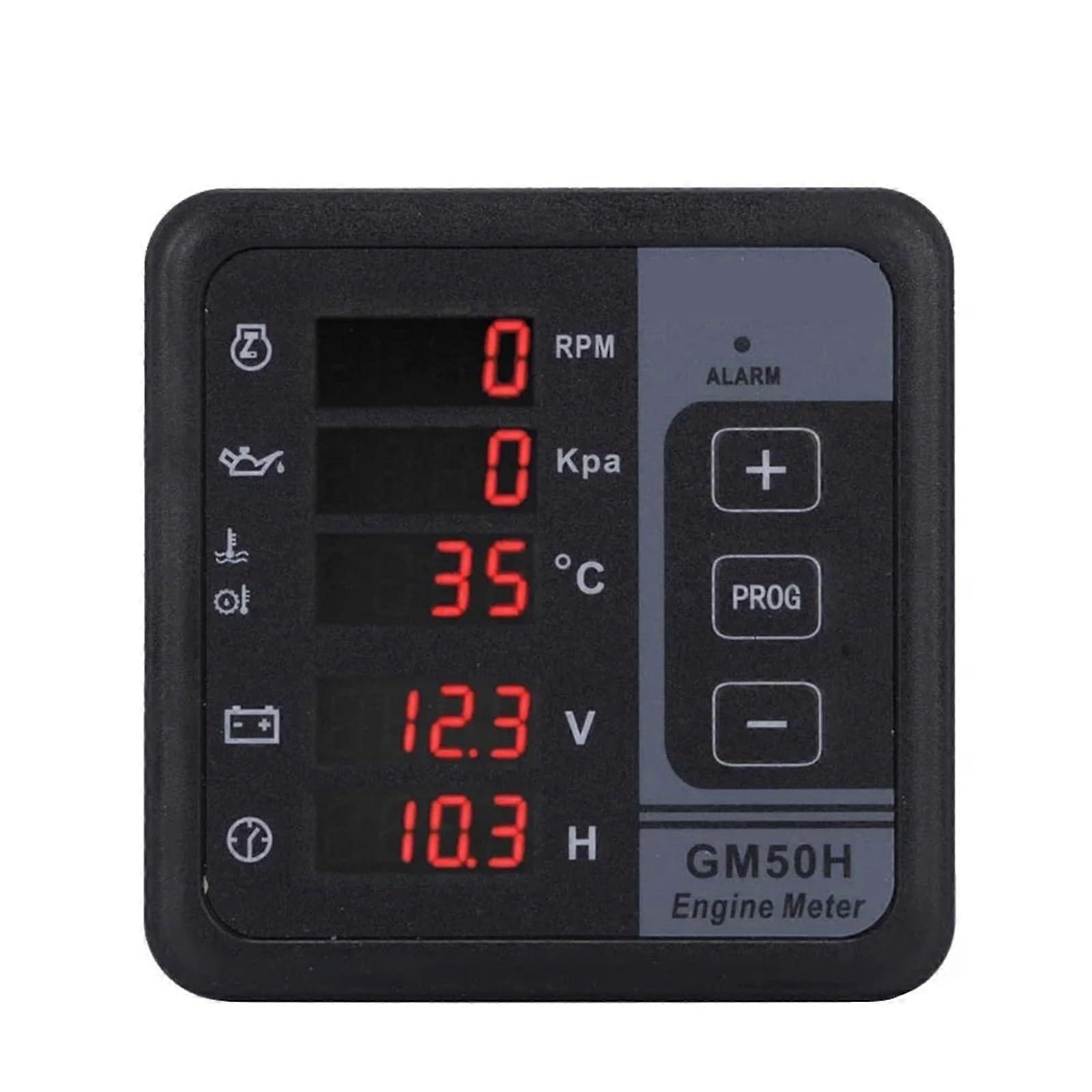 GM50H Diesel Generator Control Panel with Digital Engine Meter for Genset Accessories