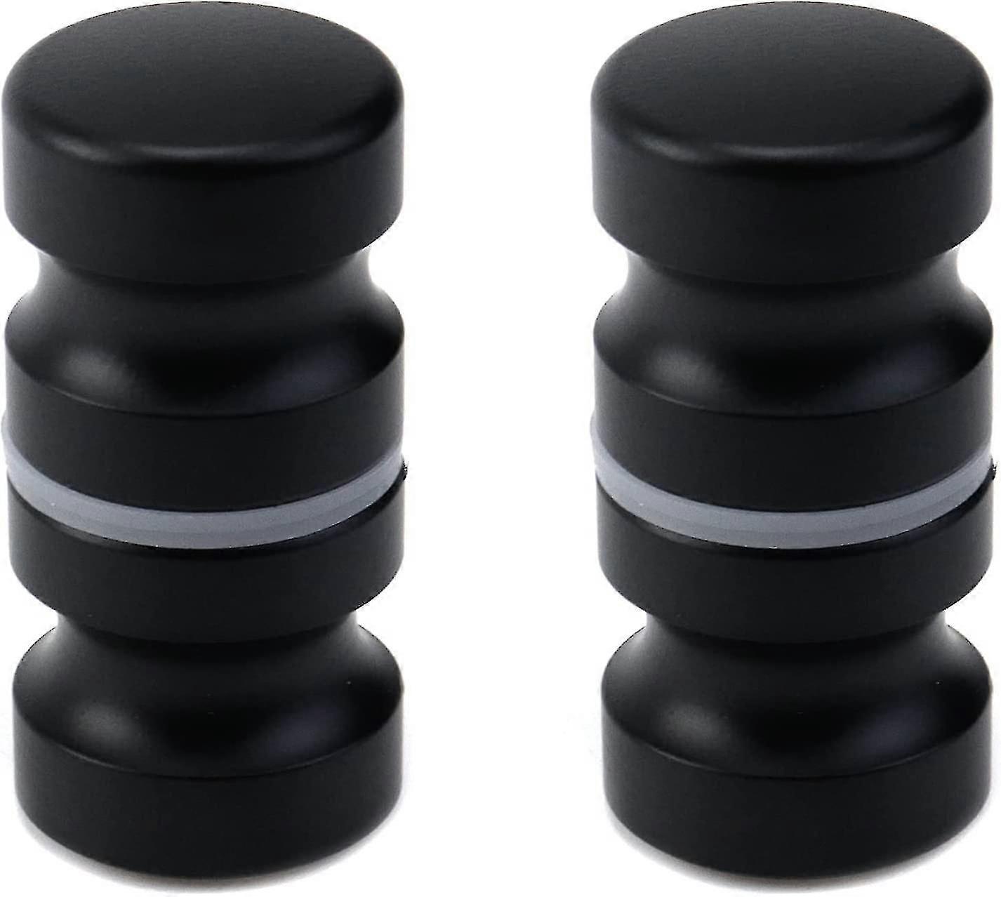 2pcs Black Bathroom Pull Handles, Shower Glass Door Knobs, Back To Back Shower Door Knobs